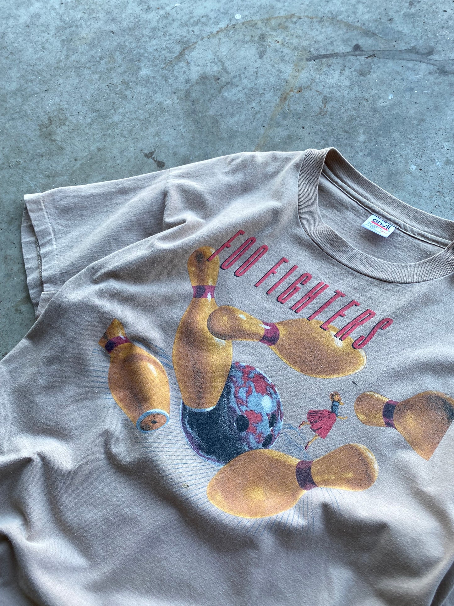 Vintage Foo Fighters Bowling pins shirt size extra large
