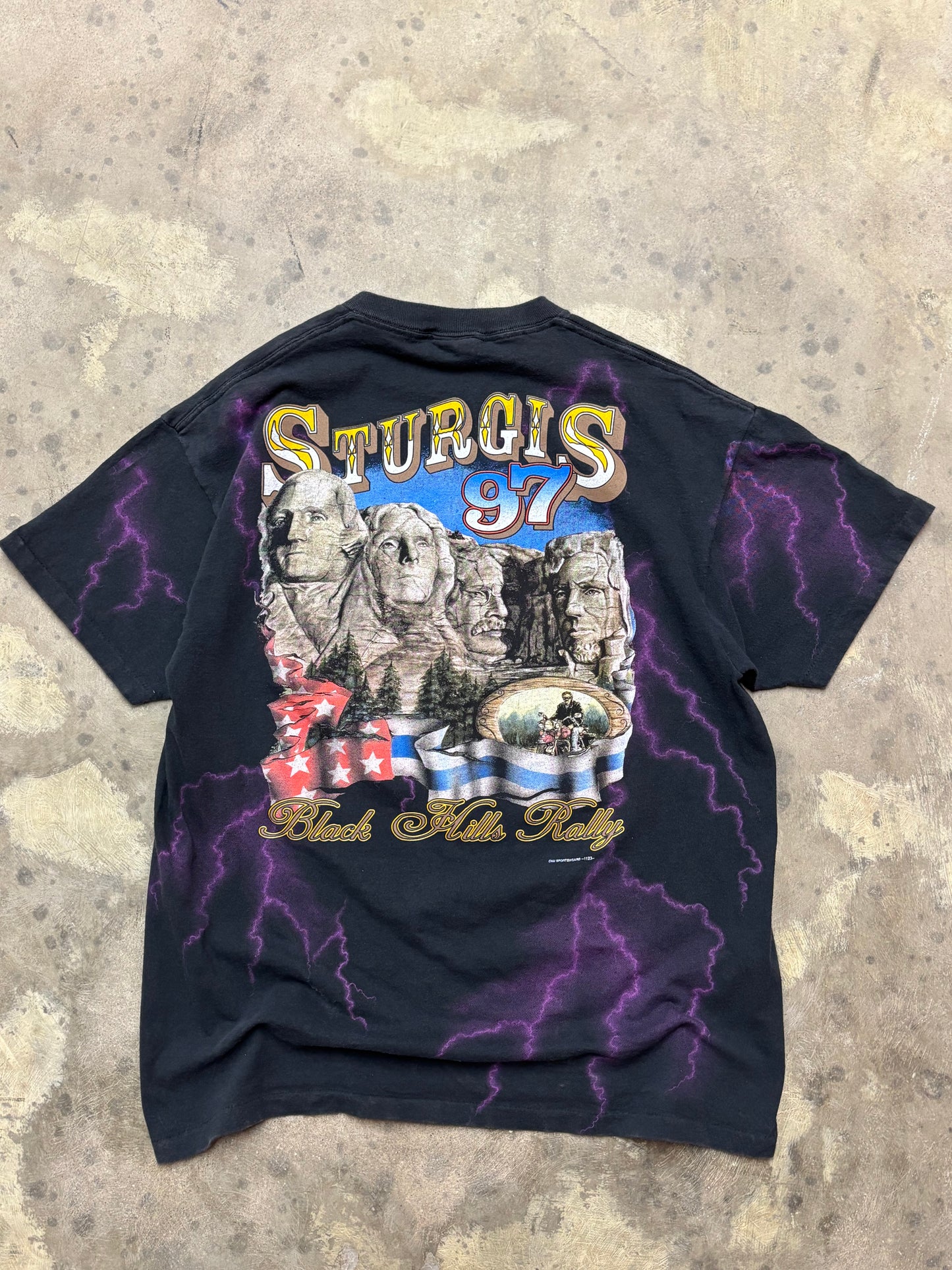 Vintage Sturgis 1997 Black Hills Rally shirt size large