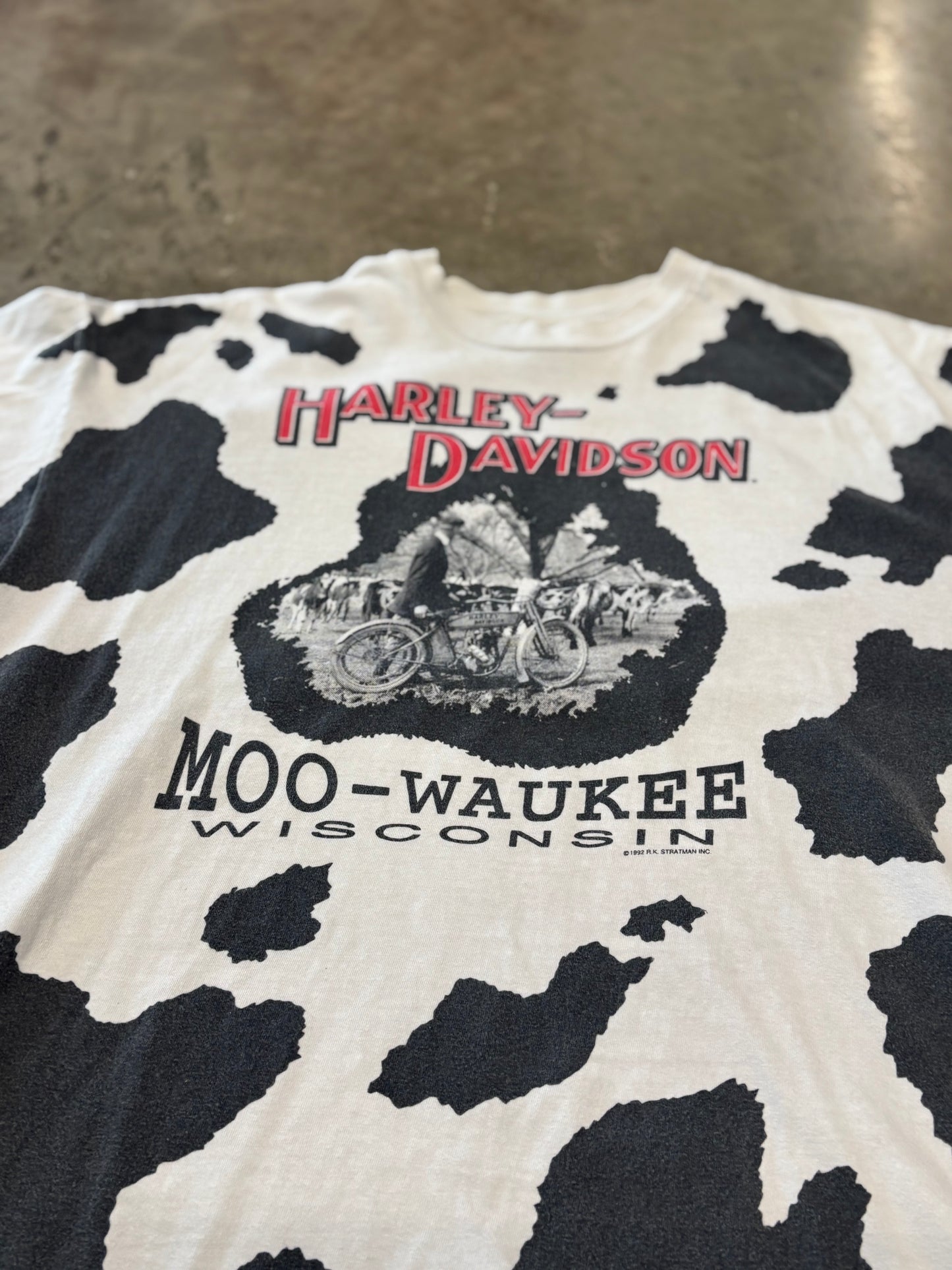 Vintage Harley Davidson Moowaukee shirt size xxl