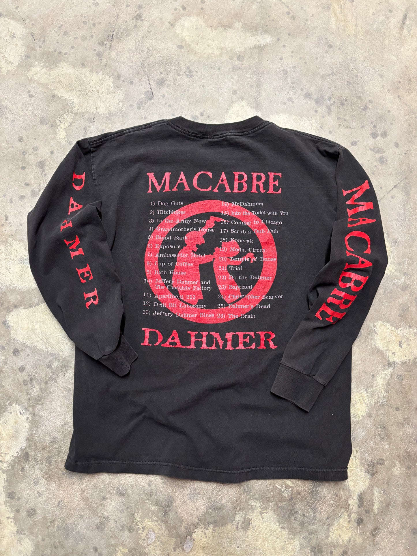 Vintage Macabre Dahmer long sleeve shirt size large