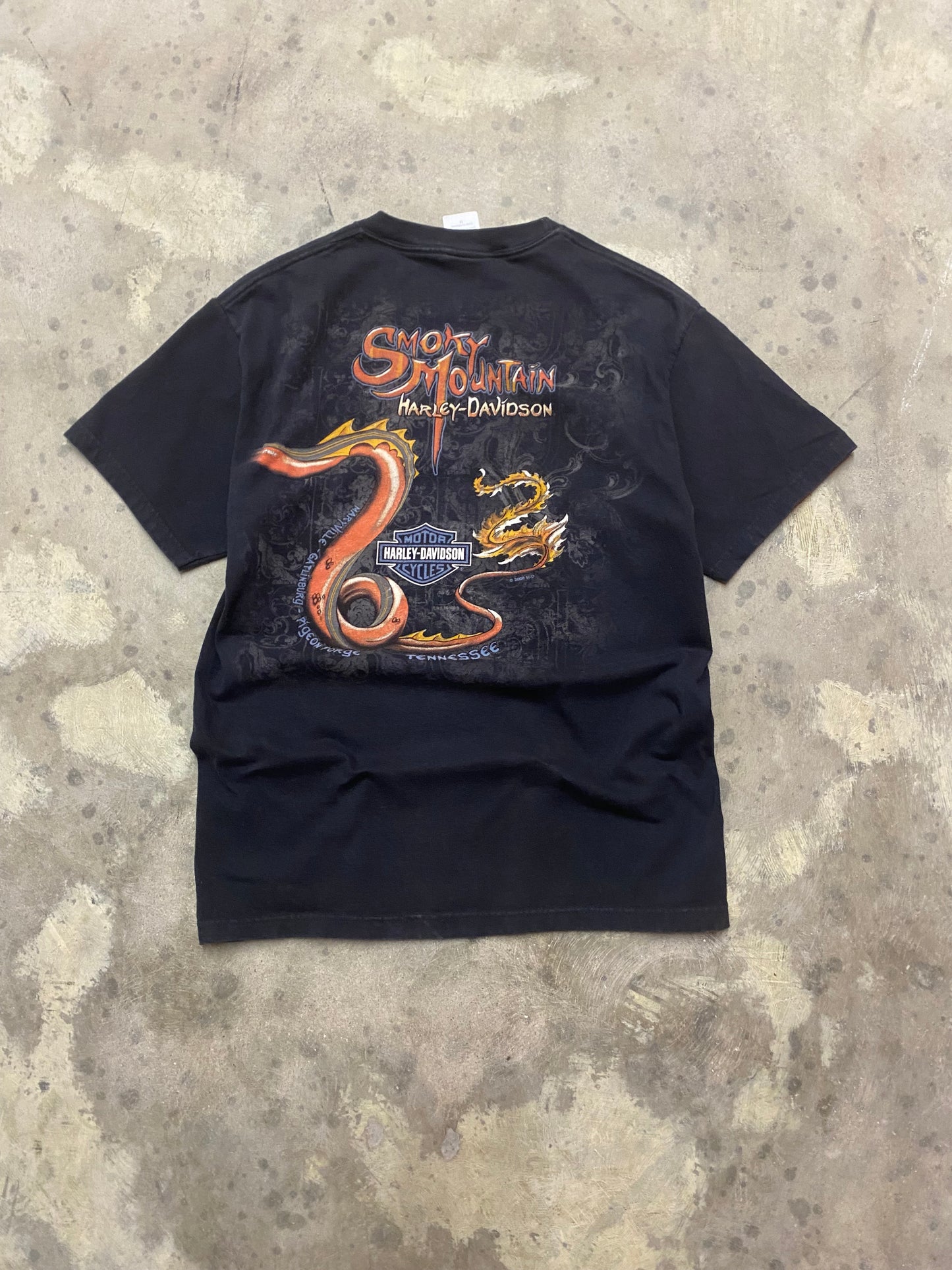 Harley Davidson Smoky mountain shirt size medium