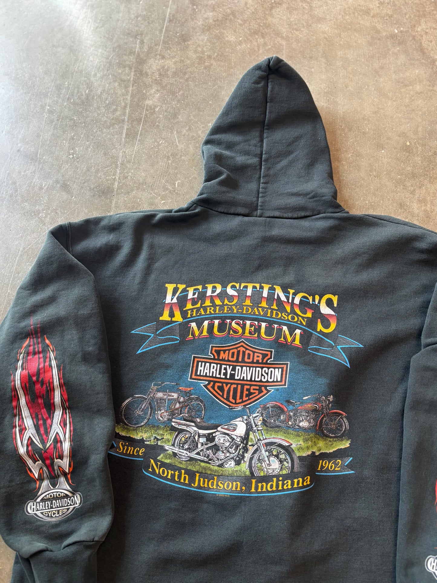 Vintage Harley Davidson zip up hoodie size xl