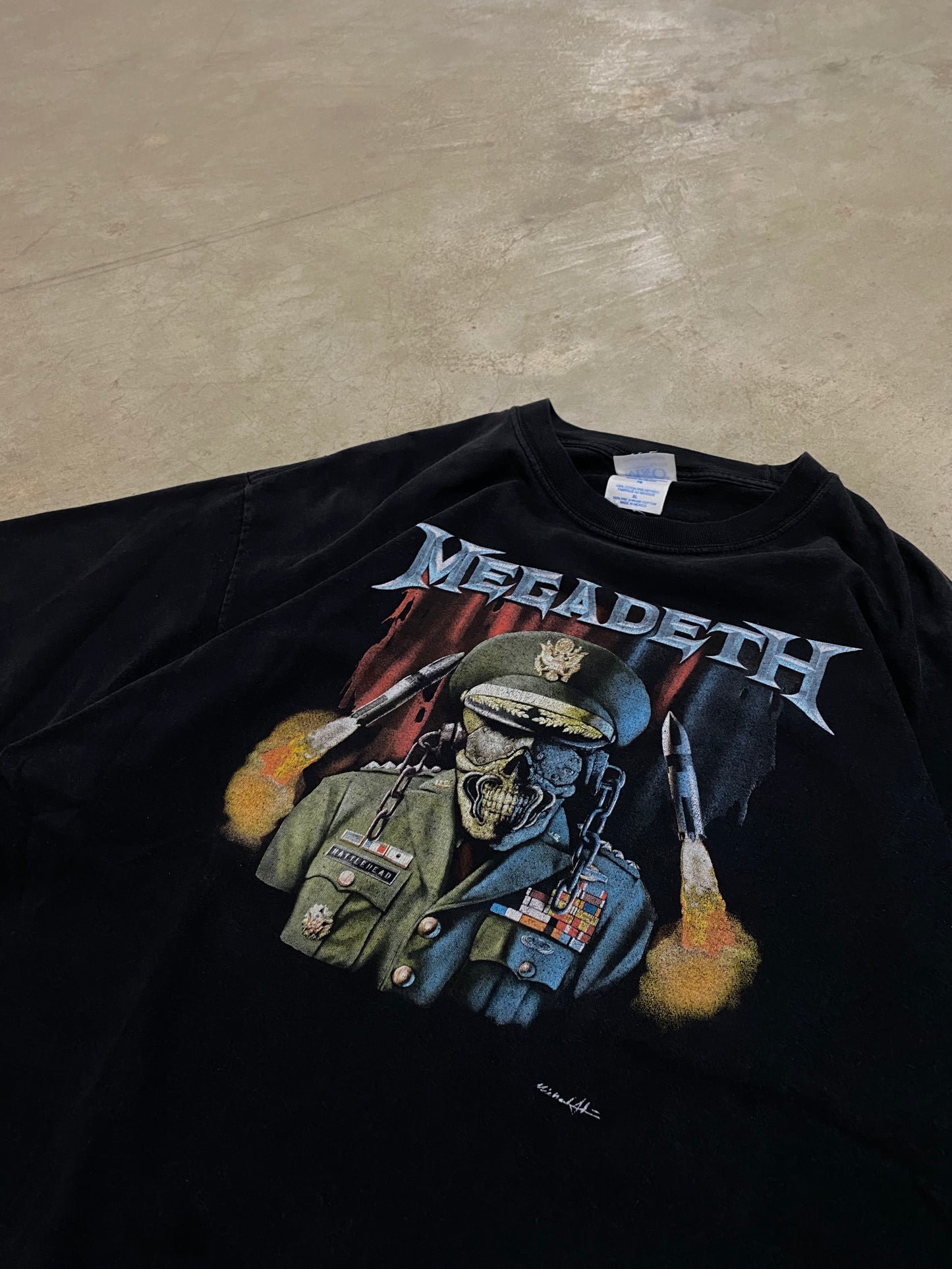 Vintage 2001 Megadeth Band shirt Size XL