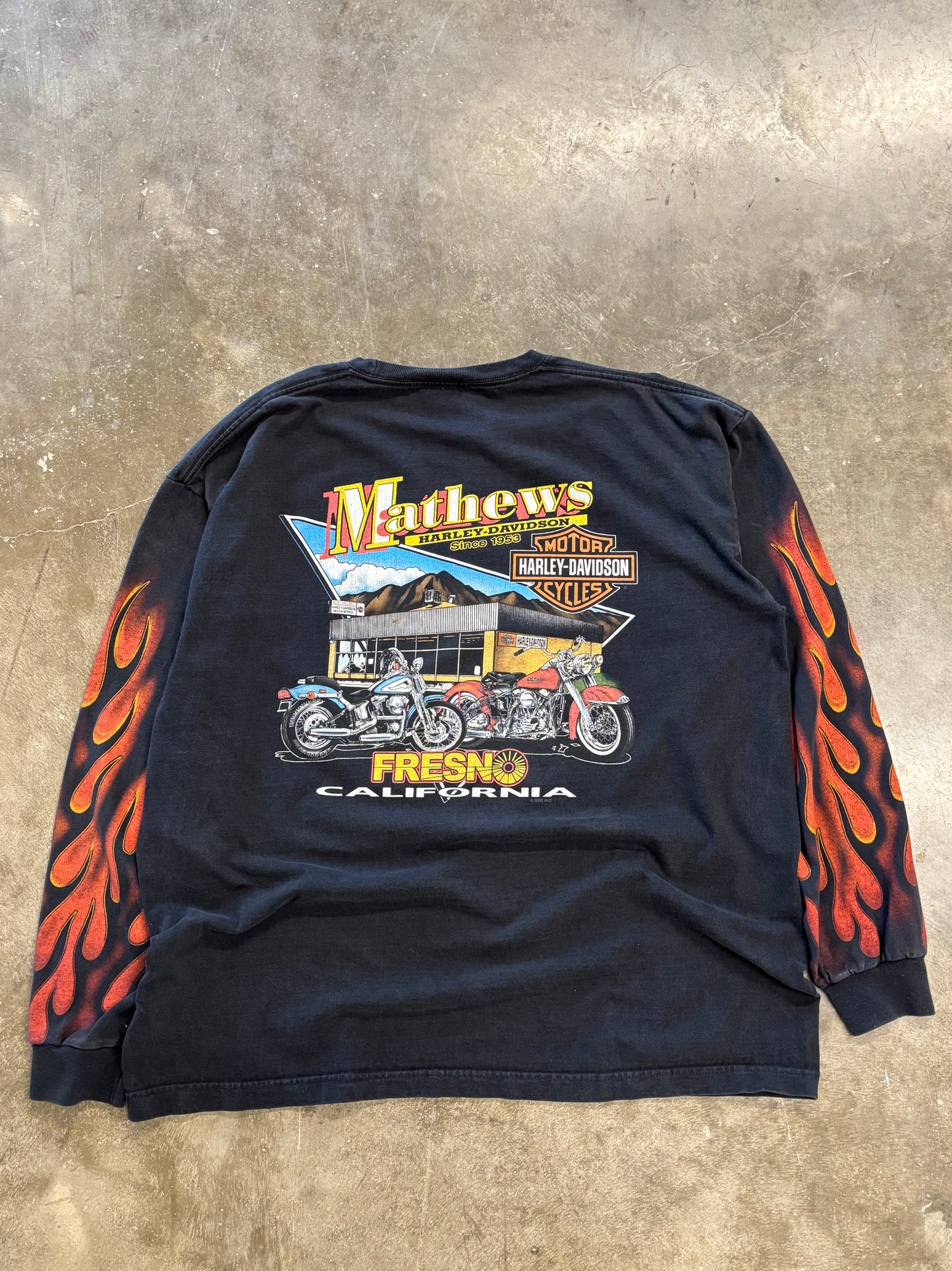 Vintage Harley Davidson Inferno long sleeve size xxl
