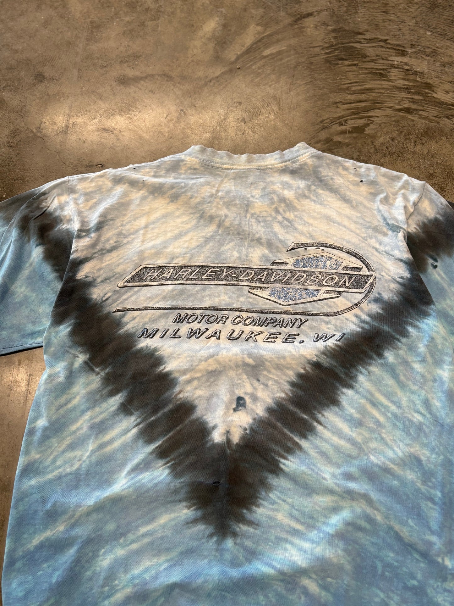 Vintage Harley Davidson tie dye shirt size xl