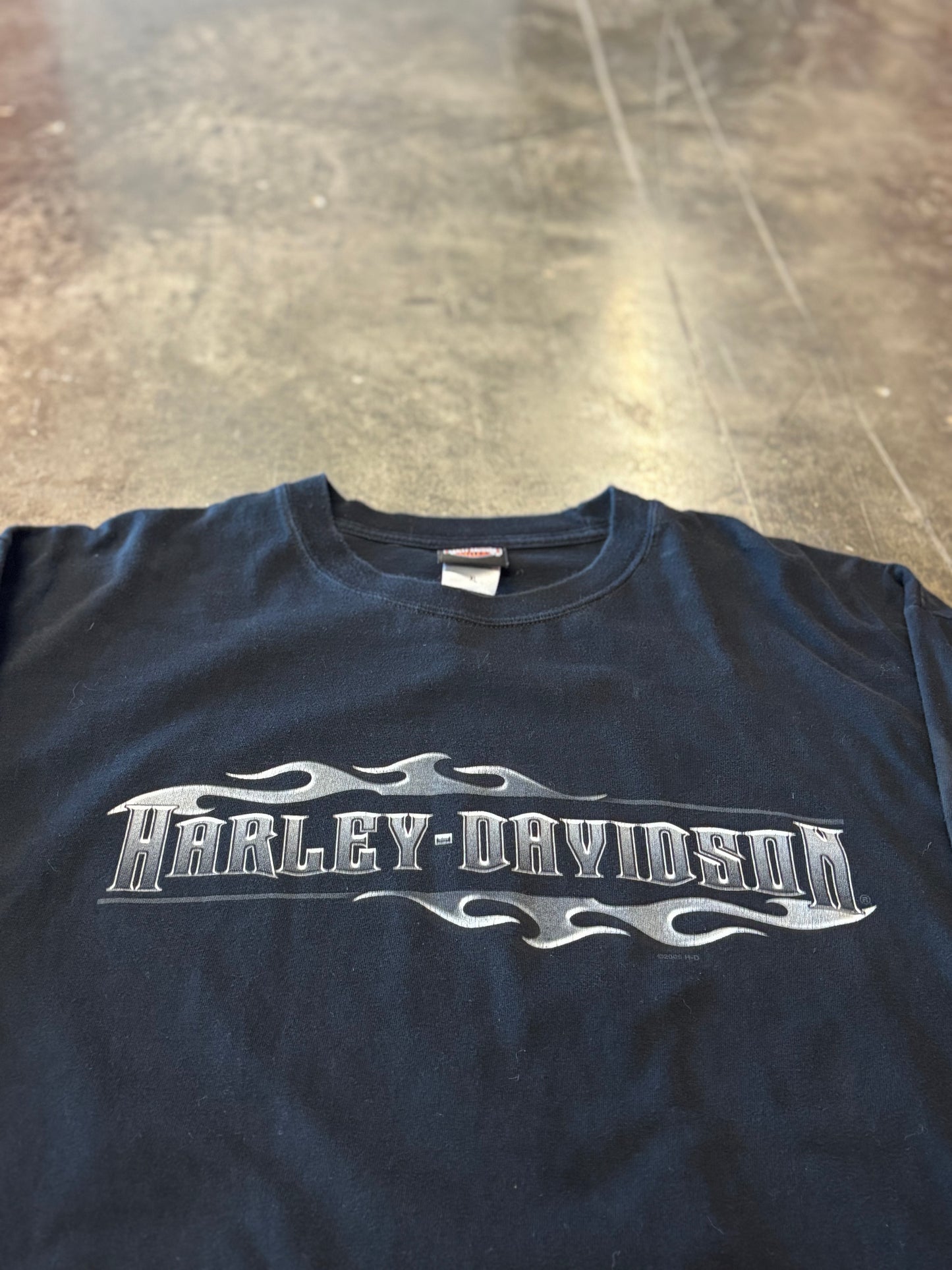Vintage Harley Davidson Chrome long sleeve size xl