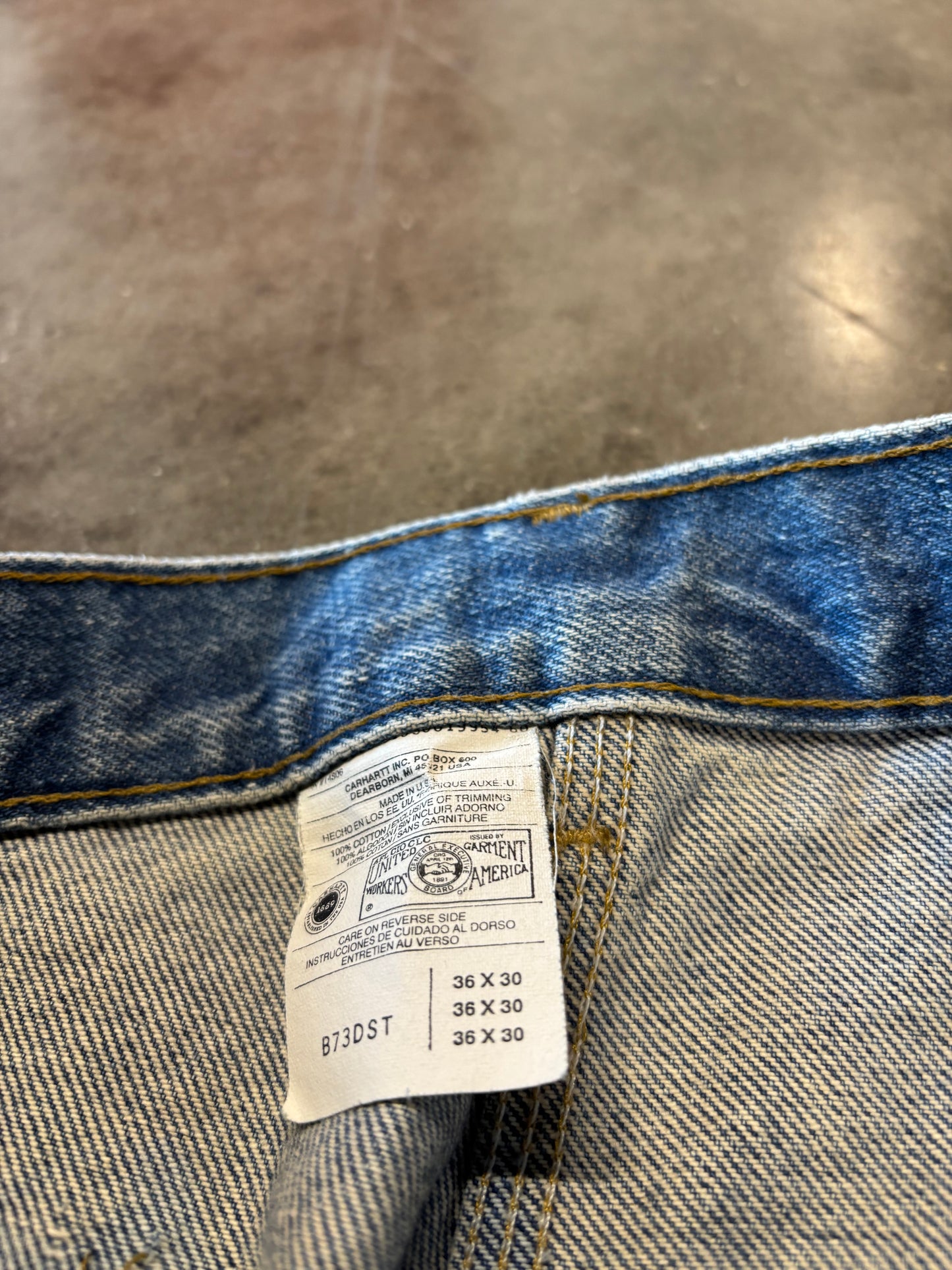 Carhartt denim double knees