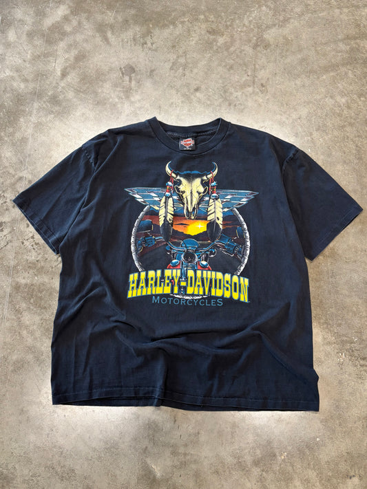 Vintage Harley Davidson Texas Longhorn shirt size XL