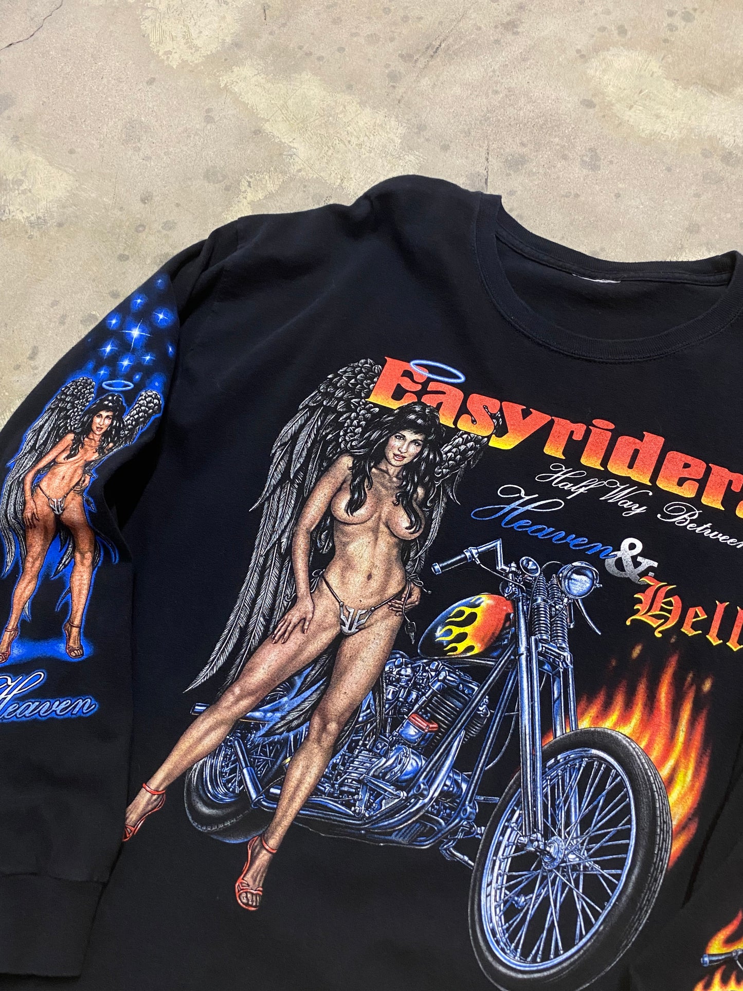 Vintage Easyriders Heaven and Hell Long sleeve size Extra large
