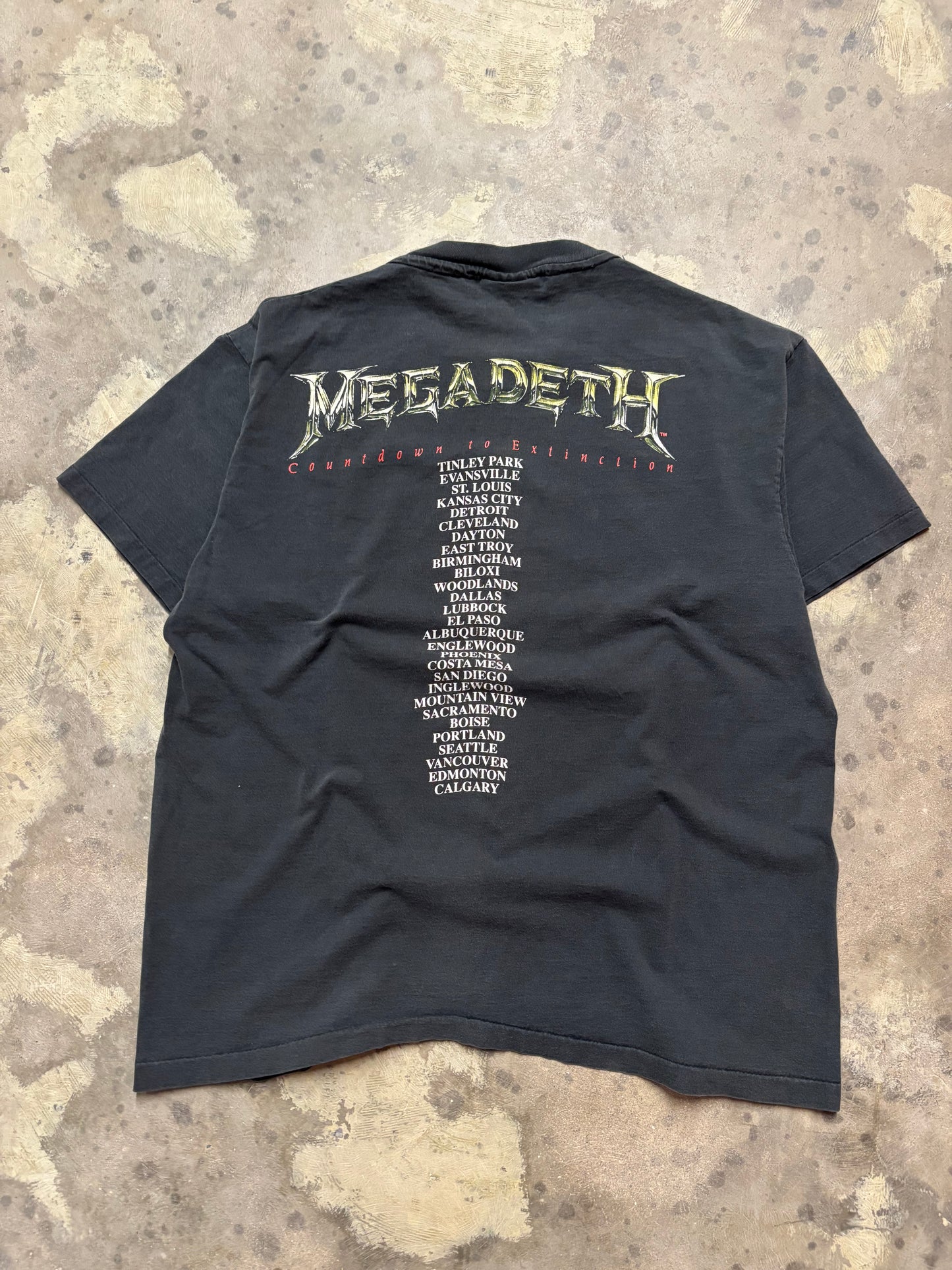 Vintage Megadeth shirt size XL