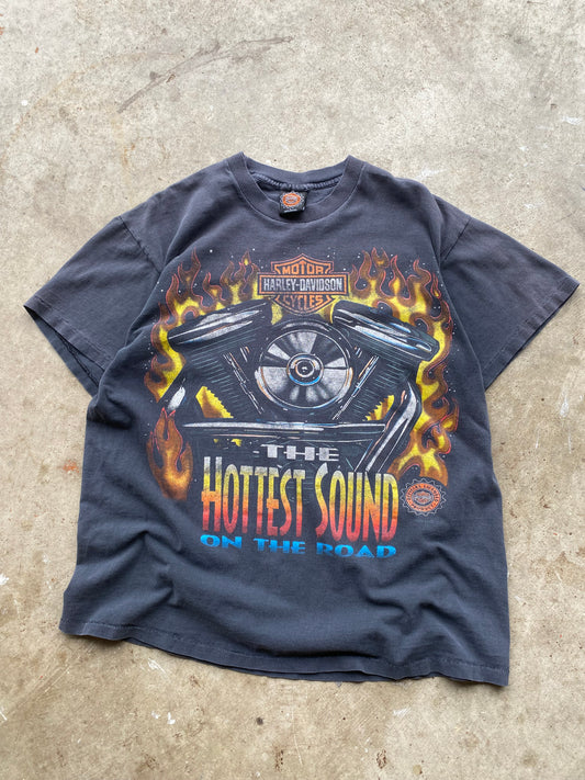 Vintage Harley Davidson Hottest Sound on the road shirt size large