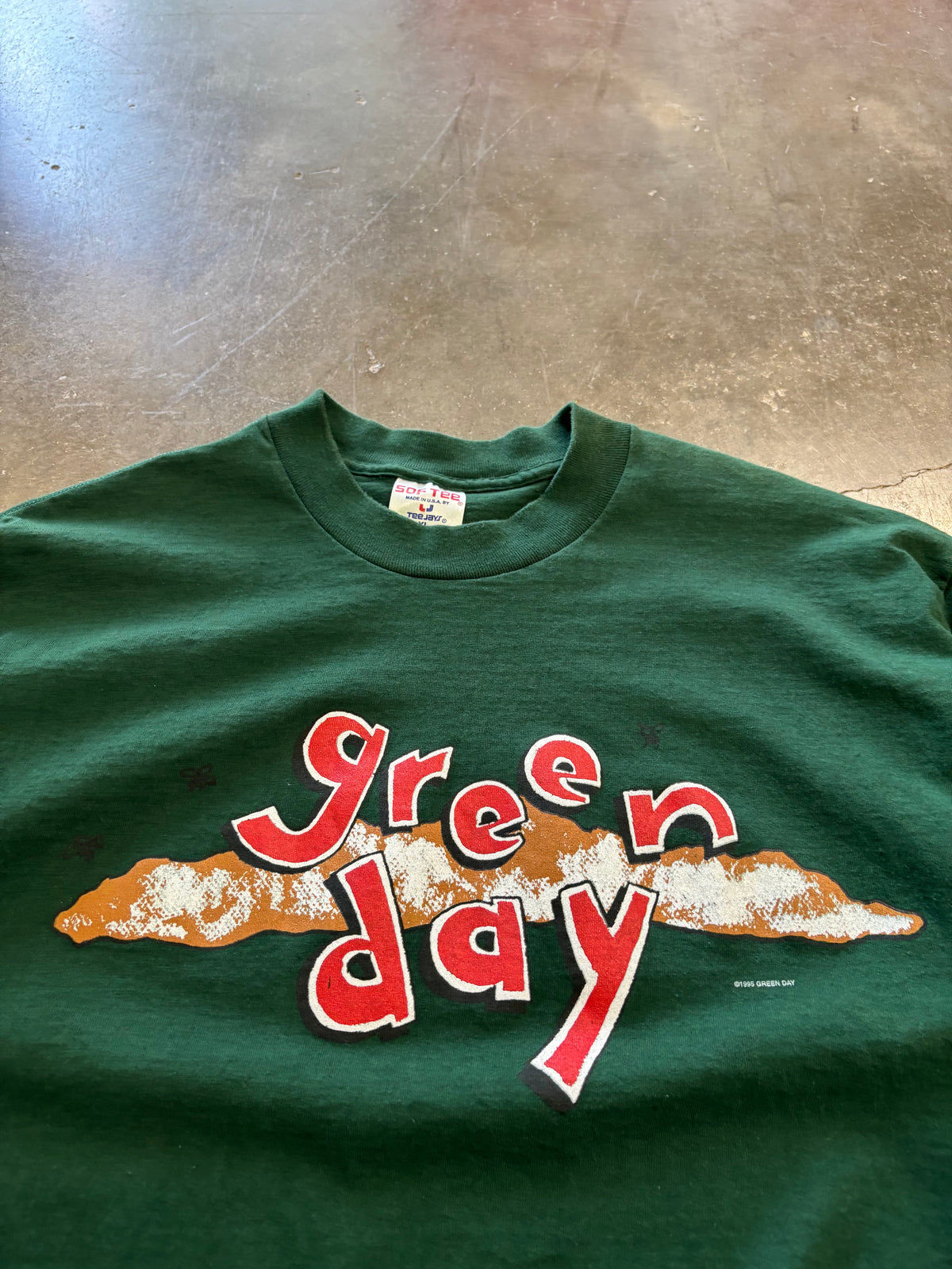 Vintage Green Day dookie shirt size extra large