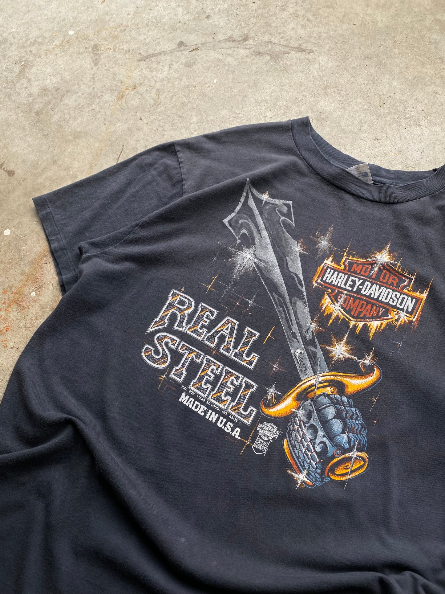 Vintage Harley Davidson Real Steel shirt size extra large