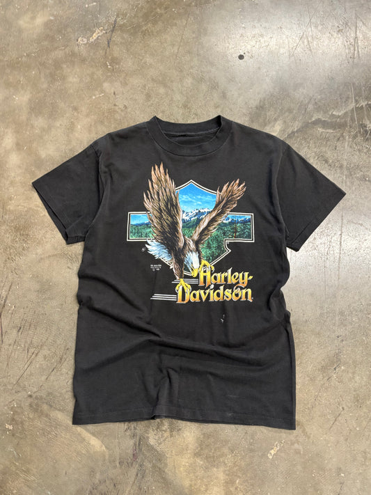 Vintage Harley Davidson 3D emblem shirt size large