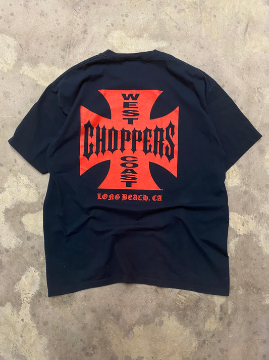 Vintage West Coast Choppers Red Logo shirt size XXL
