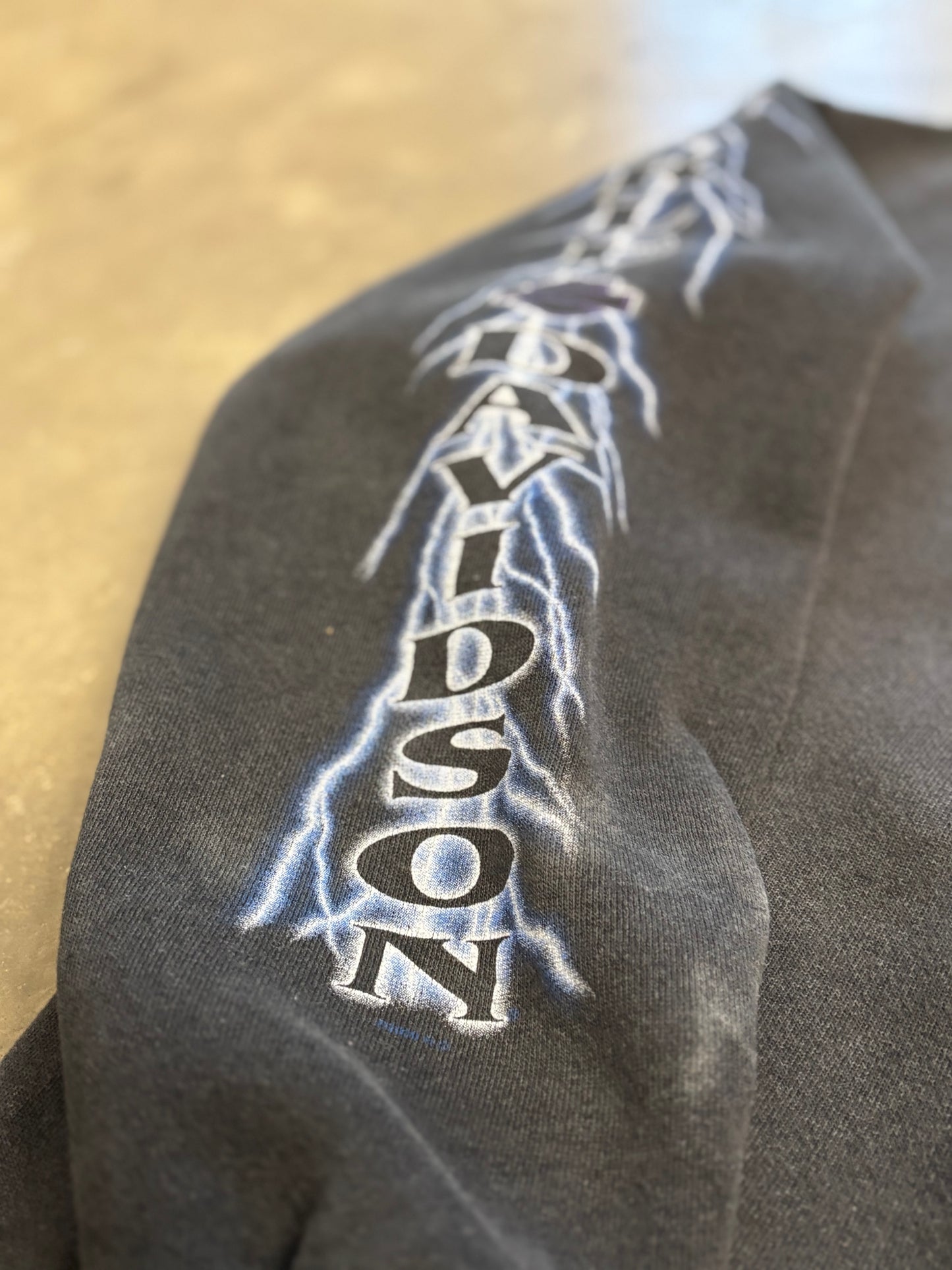 Vintage Harley Davidson Lightning sweatshirt size large