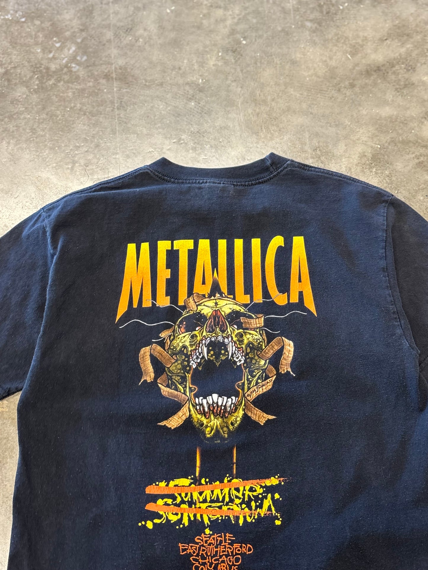 Vintage Metallica Pushead shirt size medium