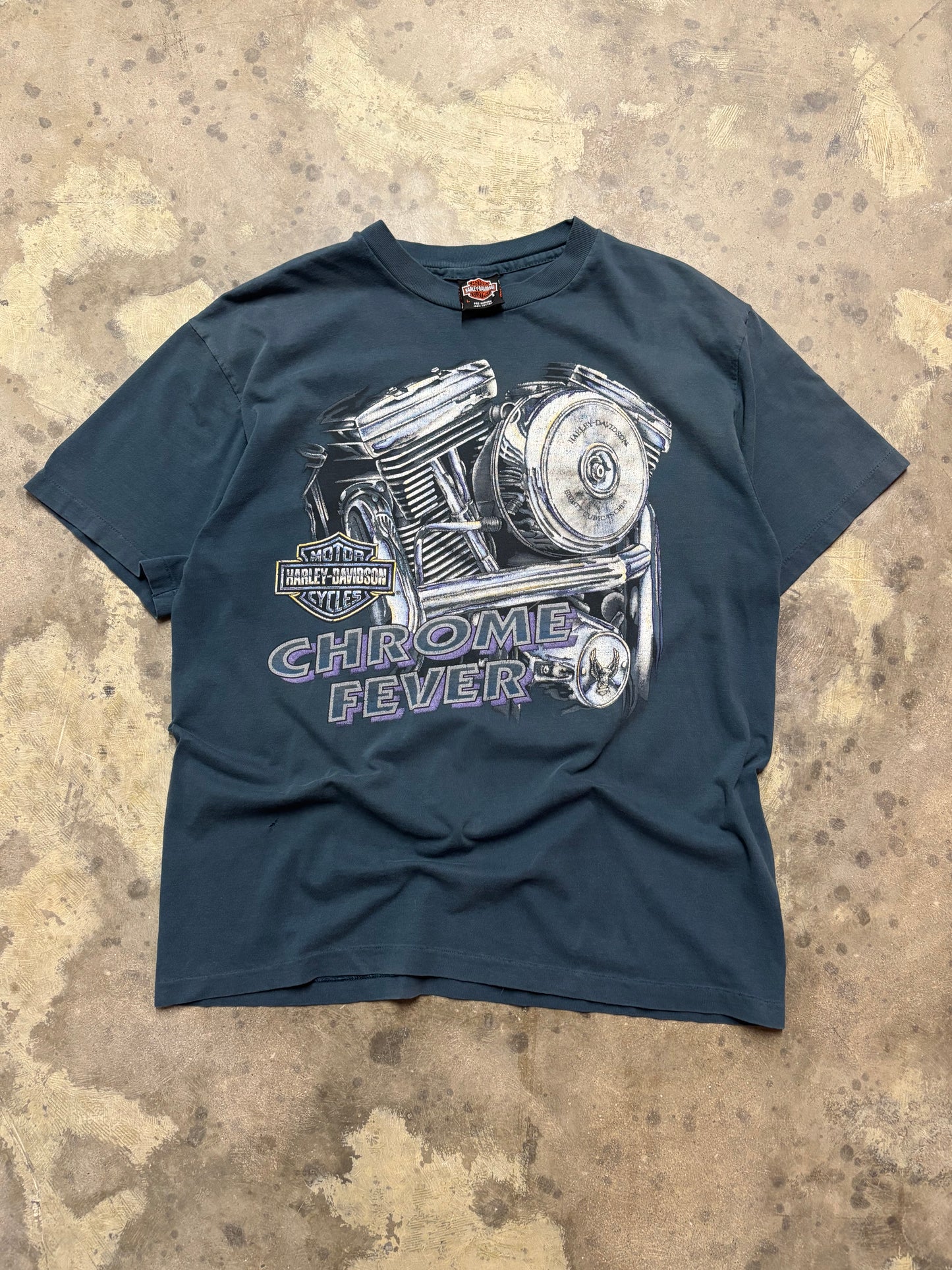 Vintage Harley Davidson Chrome Fever shirt size large