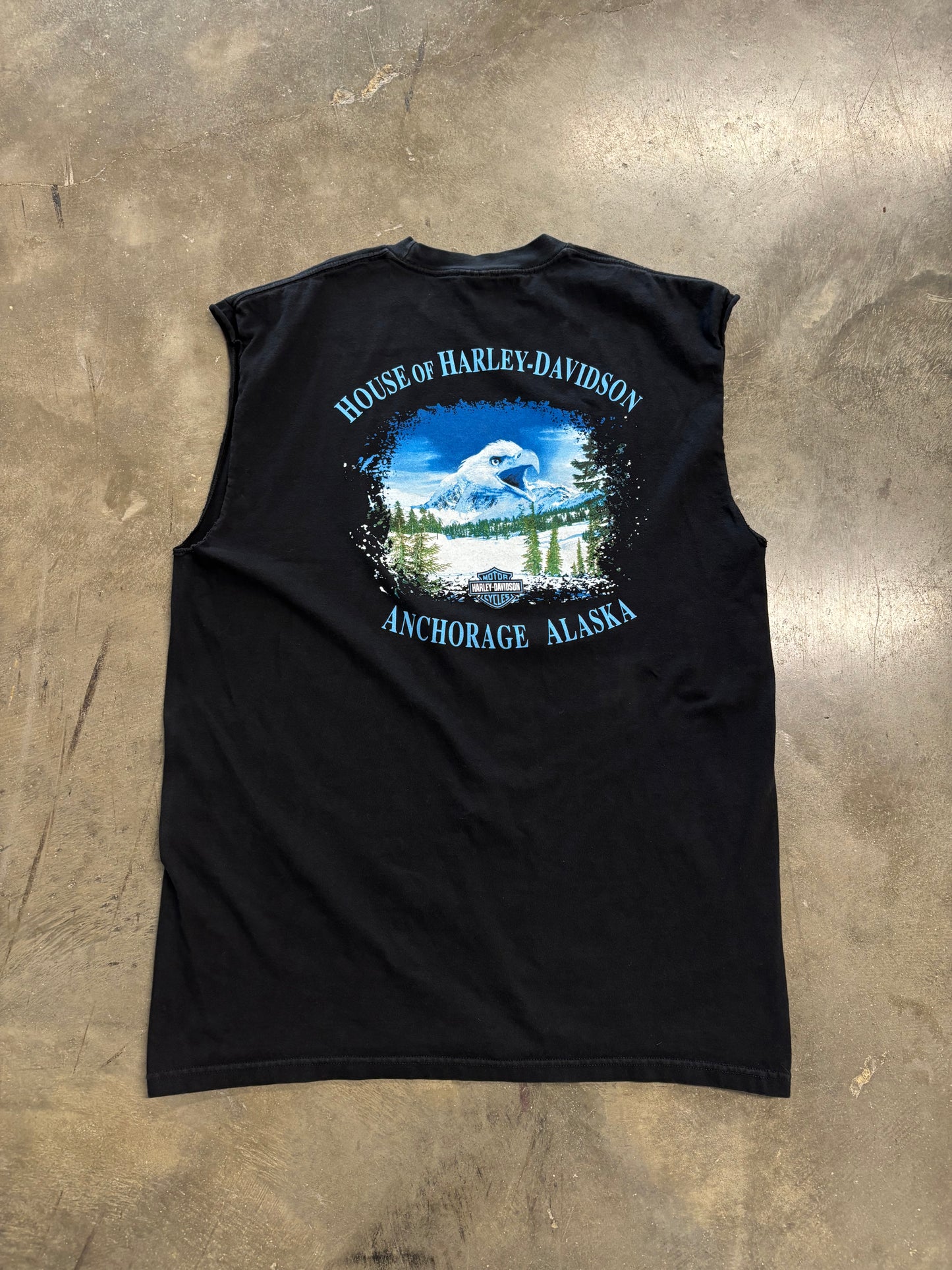 Vintage Harley Davidson Chopped Eagle shirt size xl