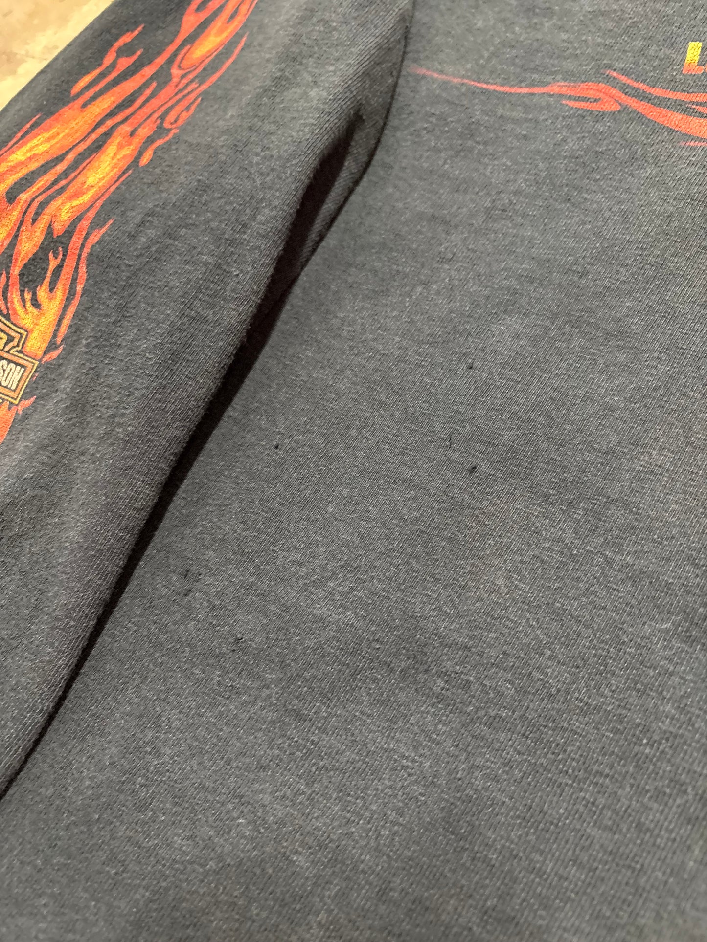 Vintage Harley Davidson Flame long sleeve shirt size medium