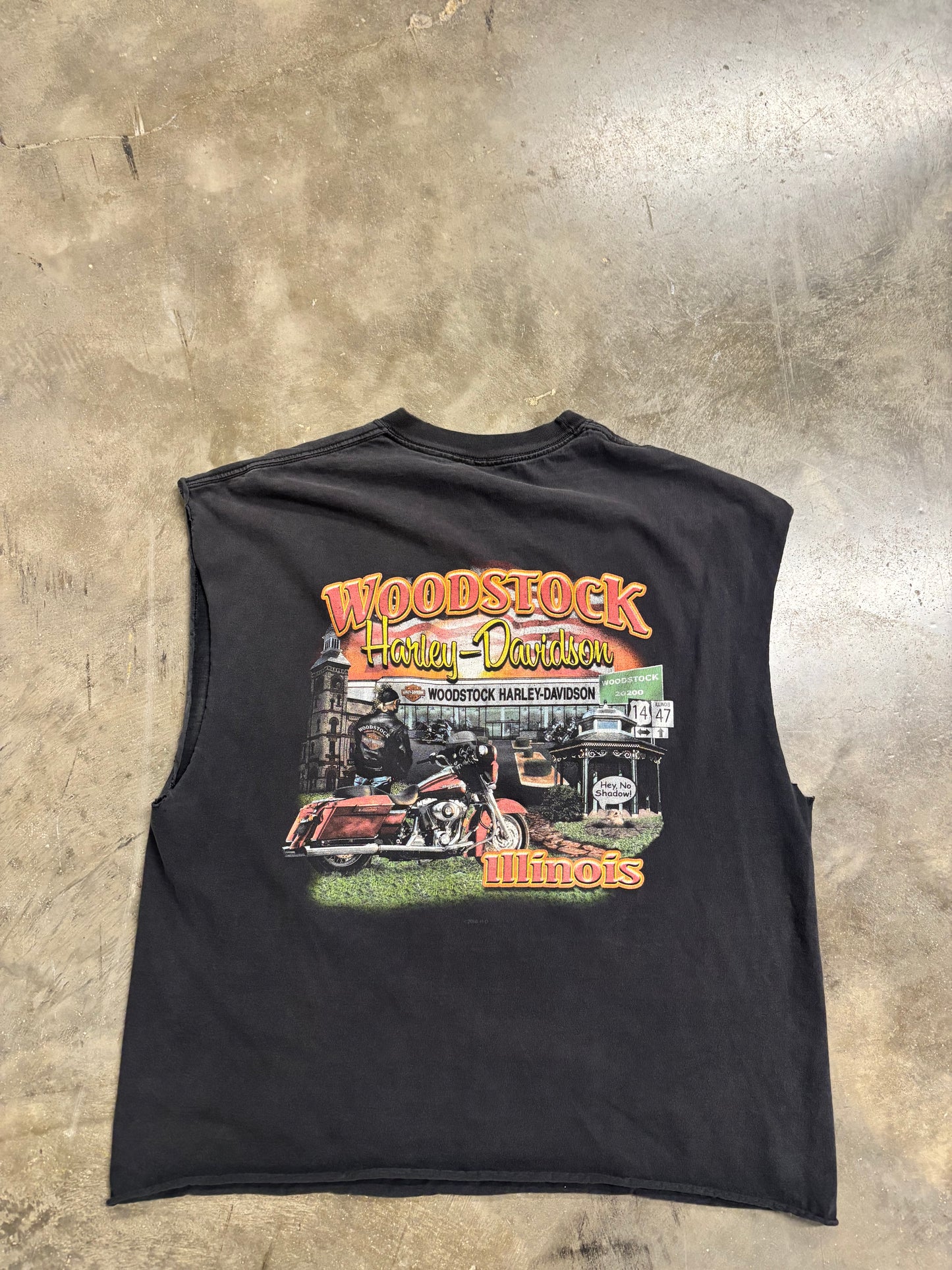 Vintage chopped Eagle shirt size large