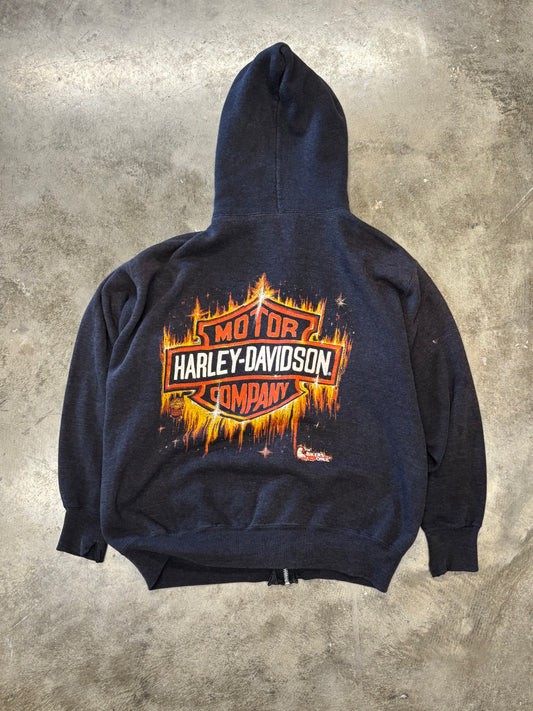 Vintage Harley Davidson for bikers only hoodie size medium