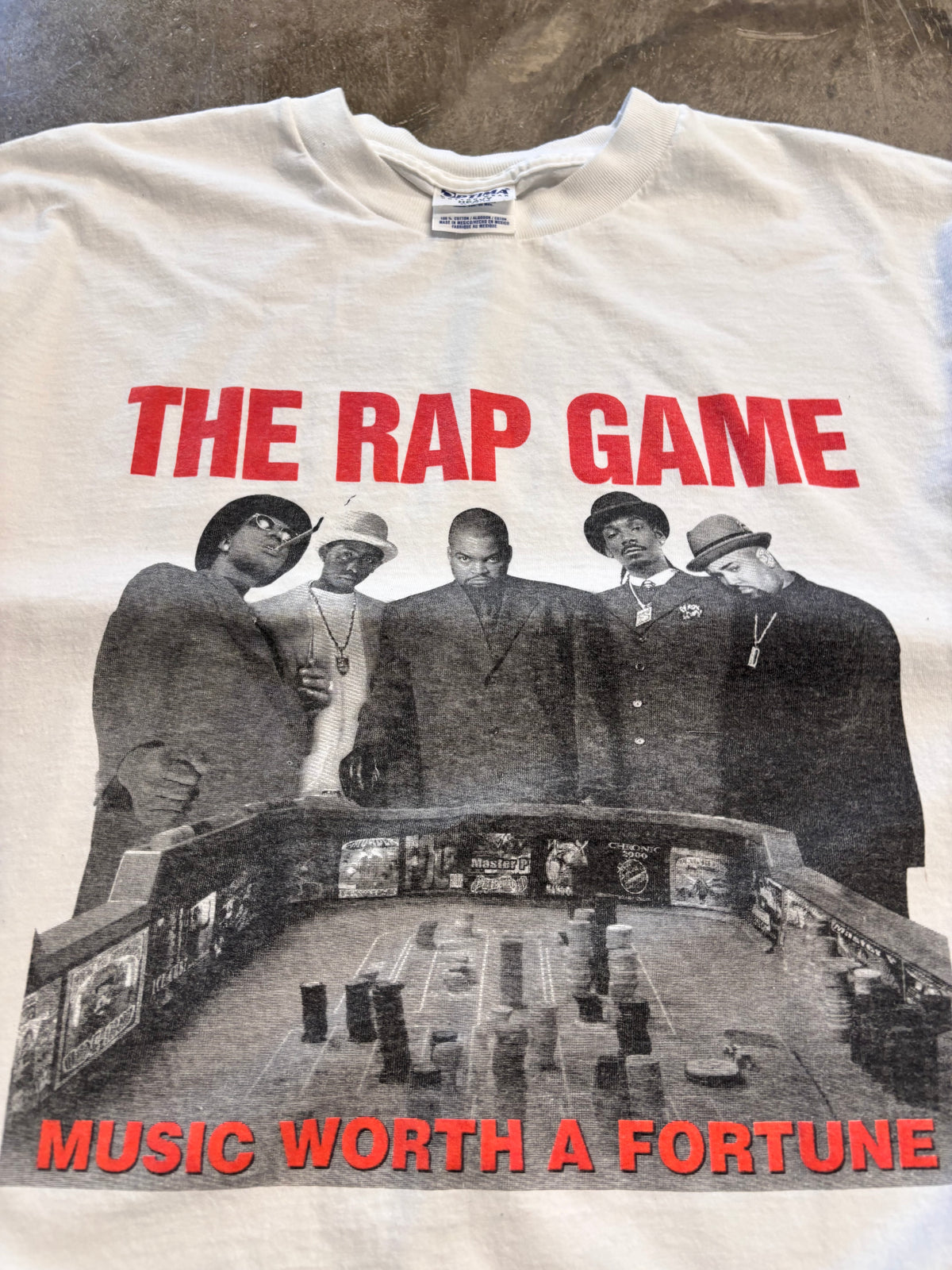 Vintage The Rap Game shirt size XL