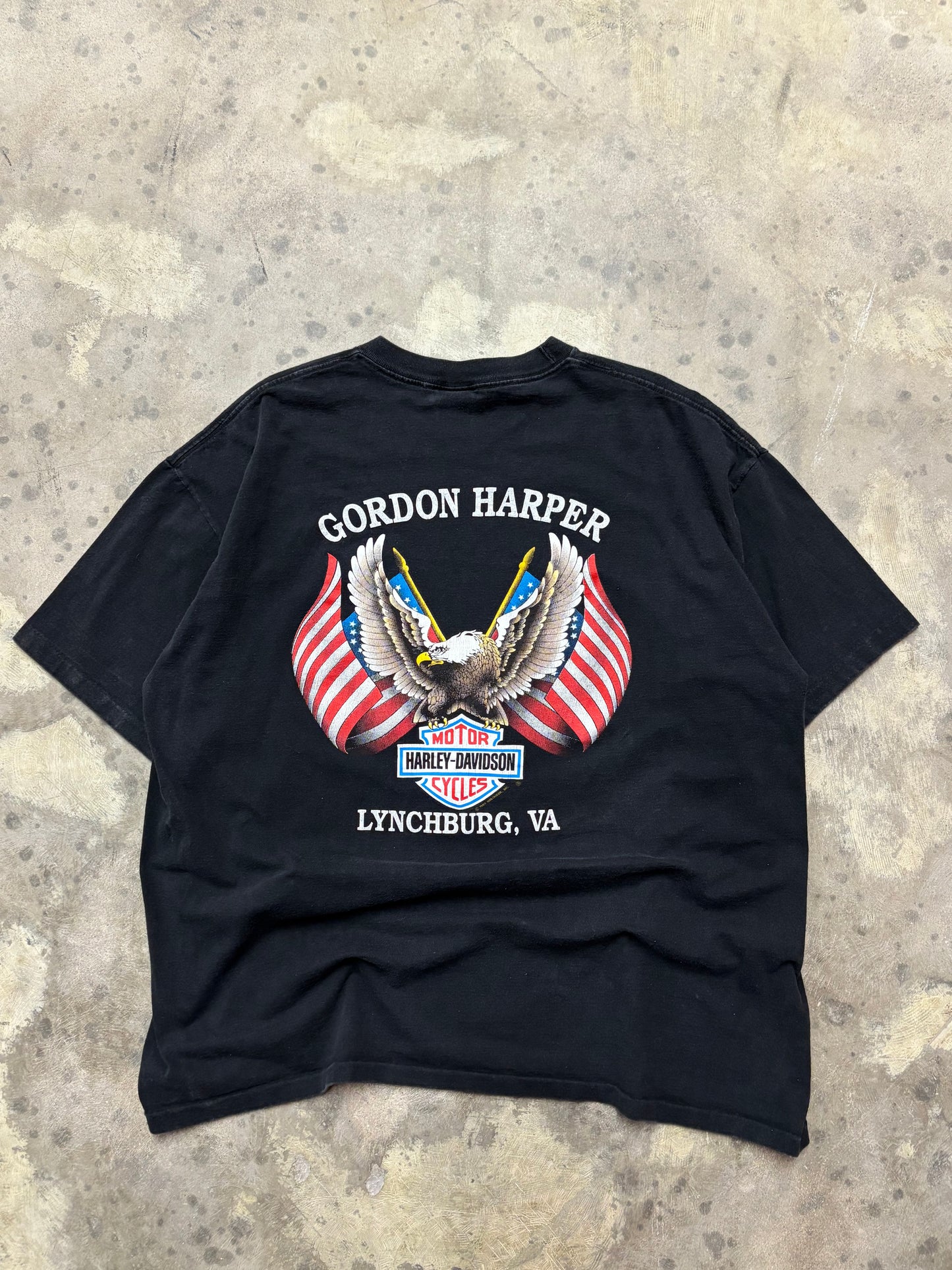 Vintage Harley Davidson Flying Eagle logo size XXL shirt