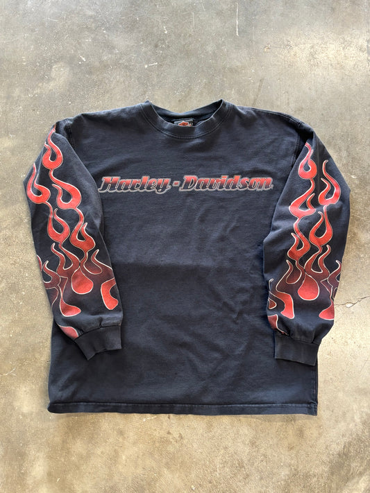 Vintage Harley Davidson Magma Long sleeve size large