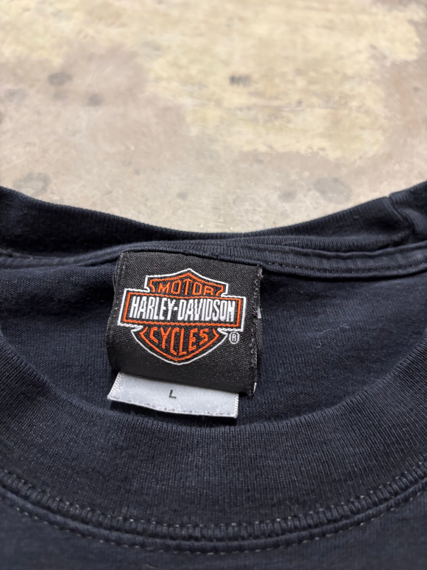 Vintage Harley Davidson Iron Flame longsleeve shirt size large