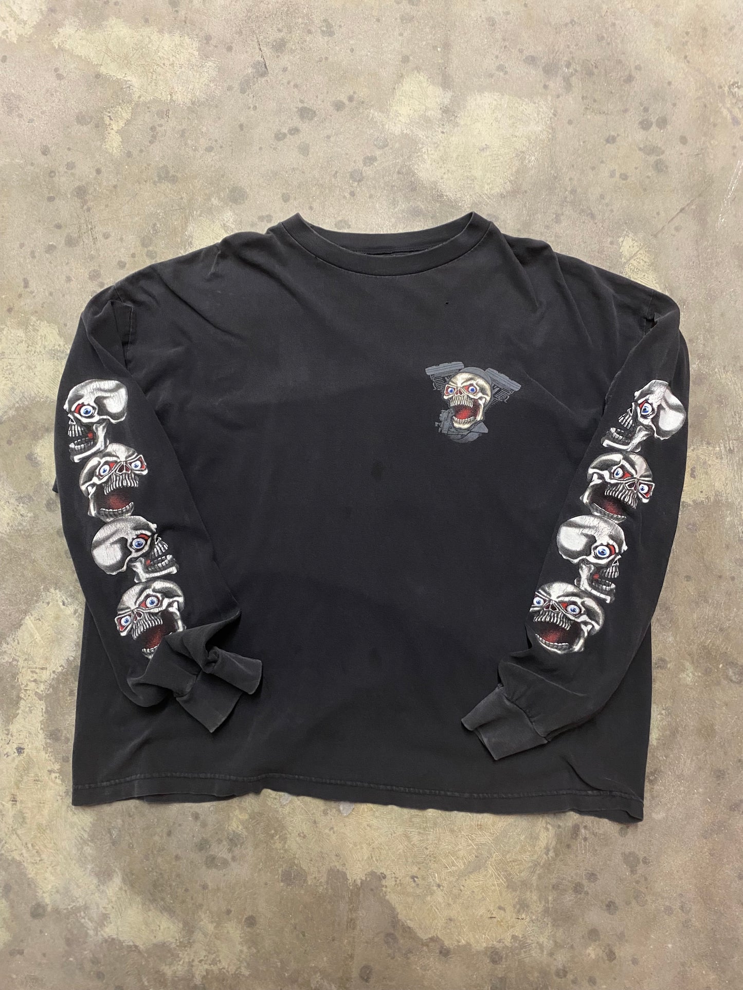 Vintage SkullPile Long sleeve size Extra large shirt