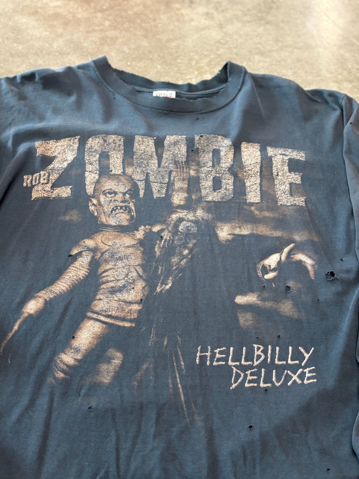 Vintage Rob Zombie thrashed long sleeve size large