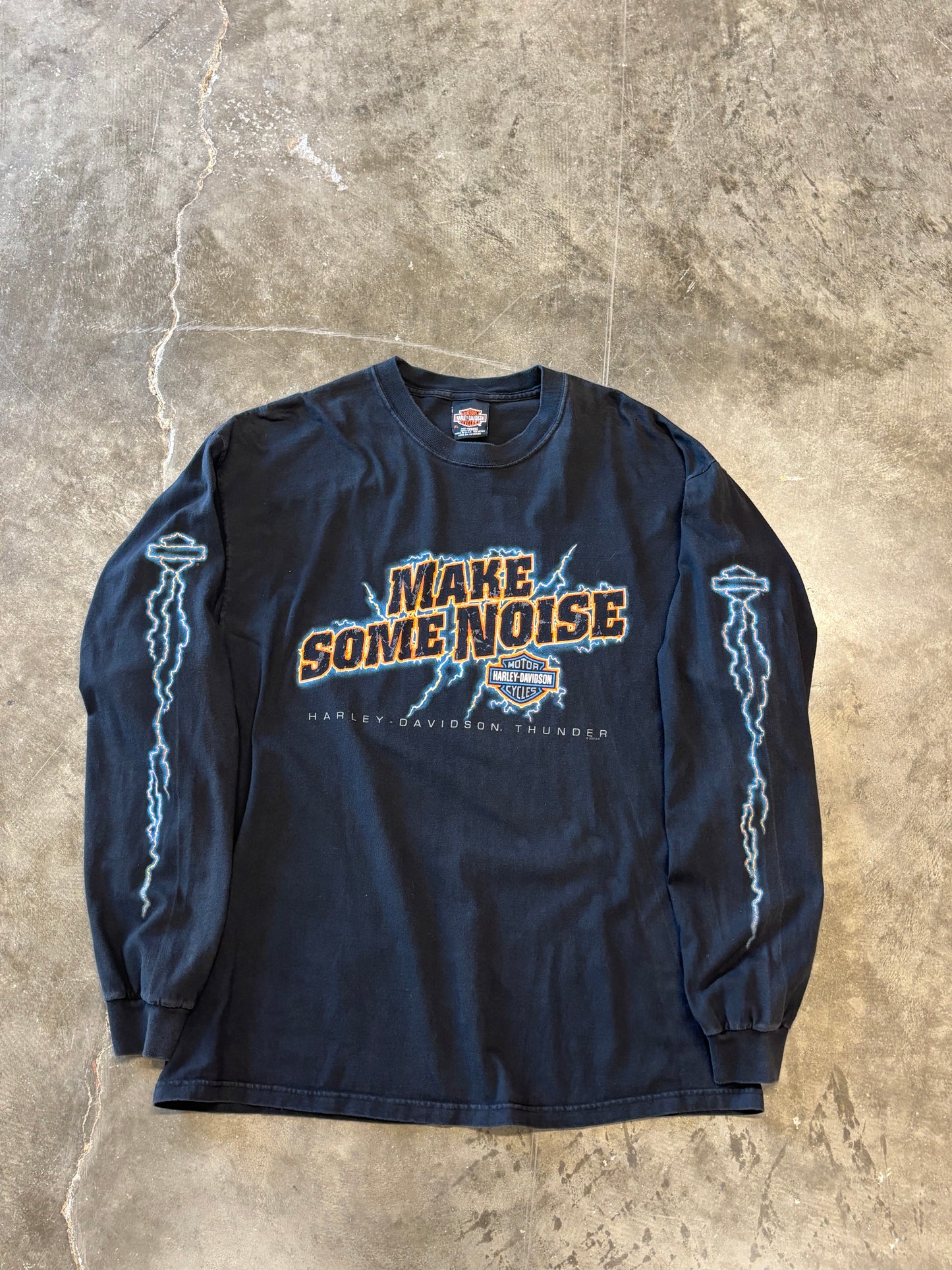 Vintage Harley Davidson Dudley Perkins make some noise long sleeve size xl