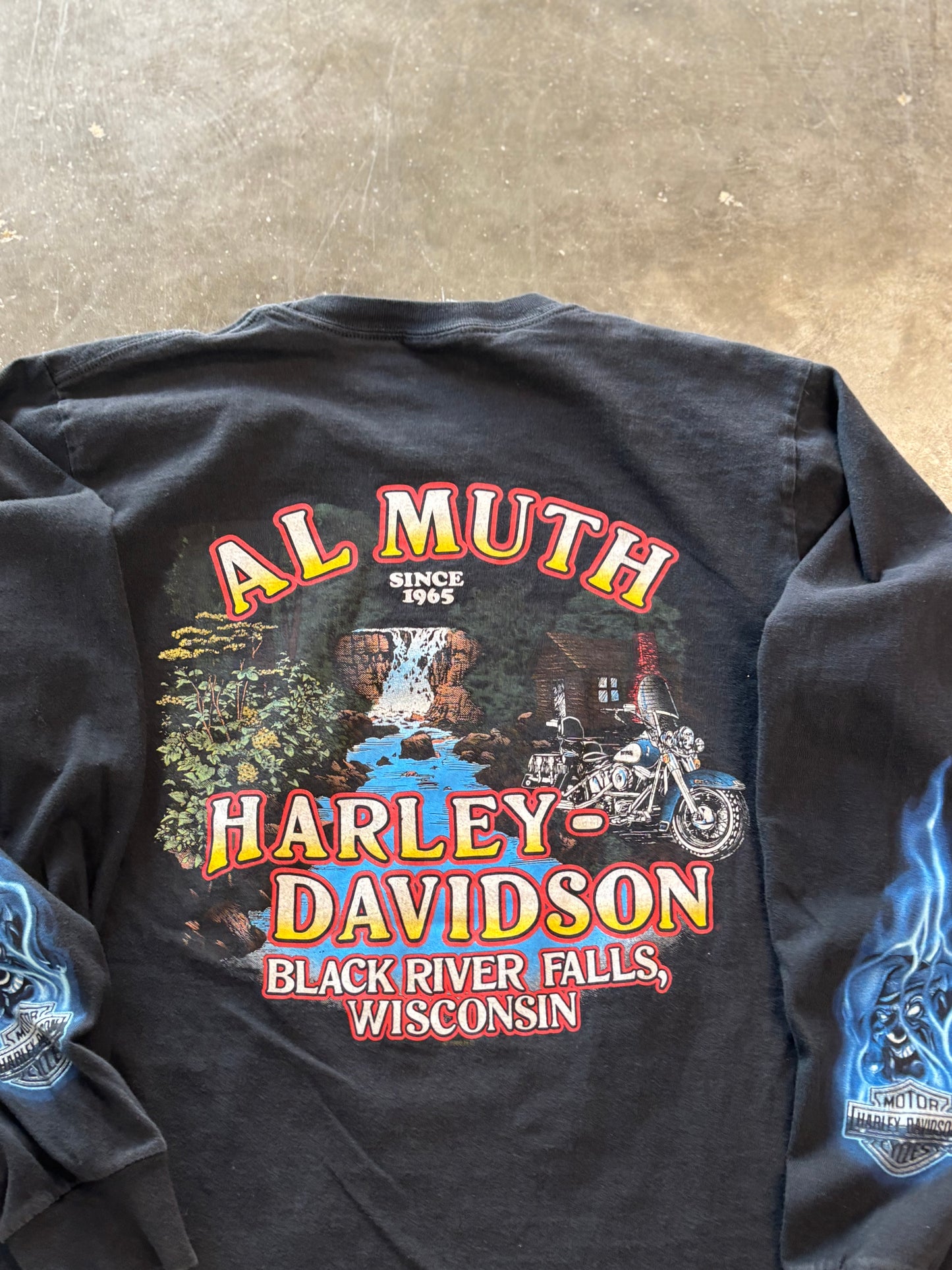 Harley Davidson JOKER long sleeve size large
