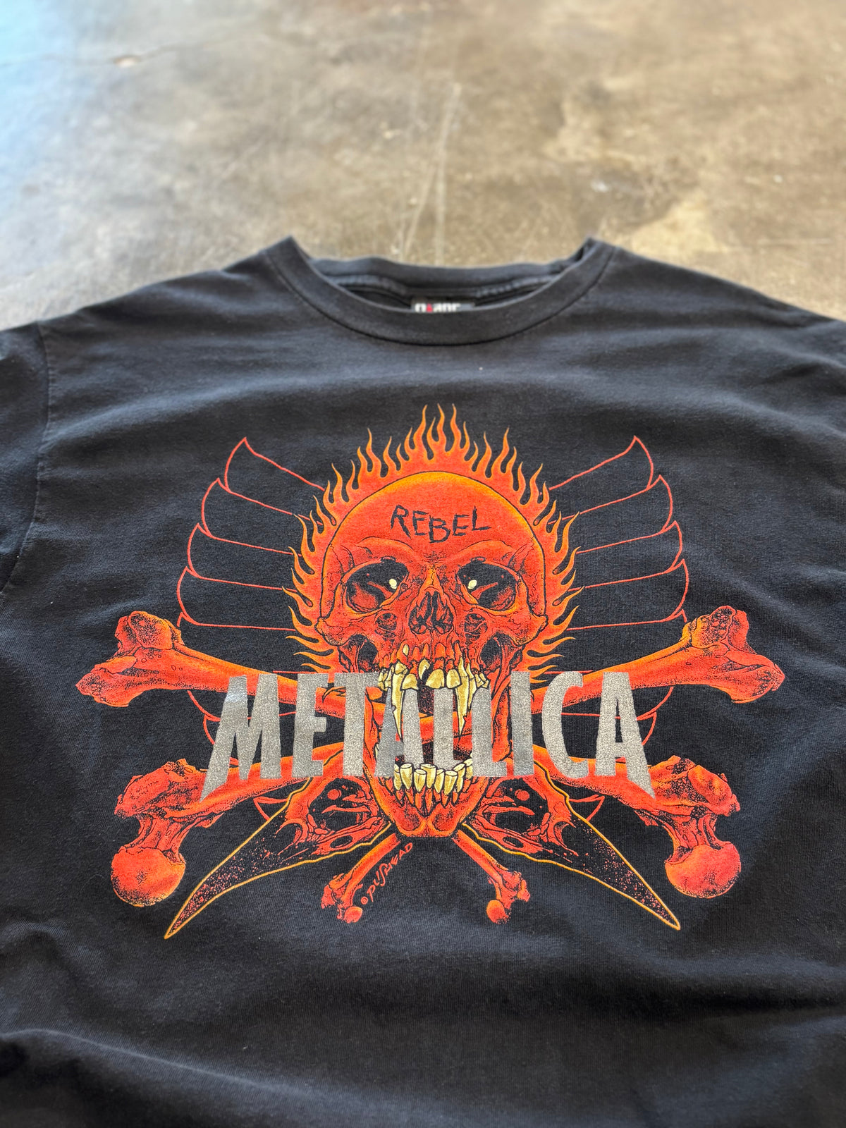 Vintage Metallica Pushead shirt size large