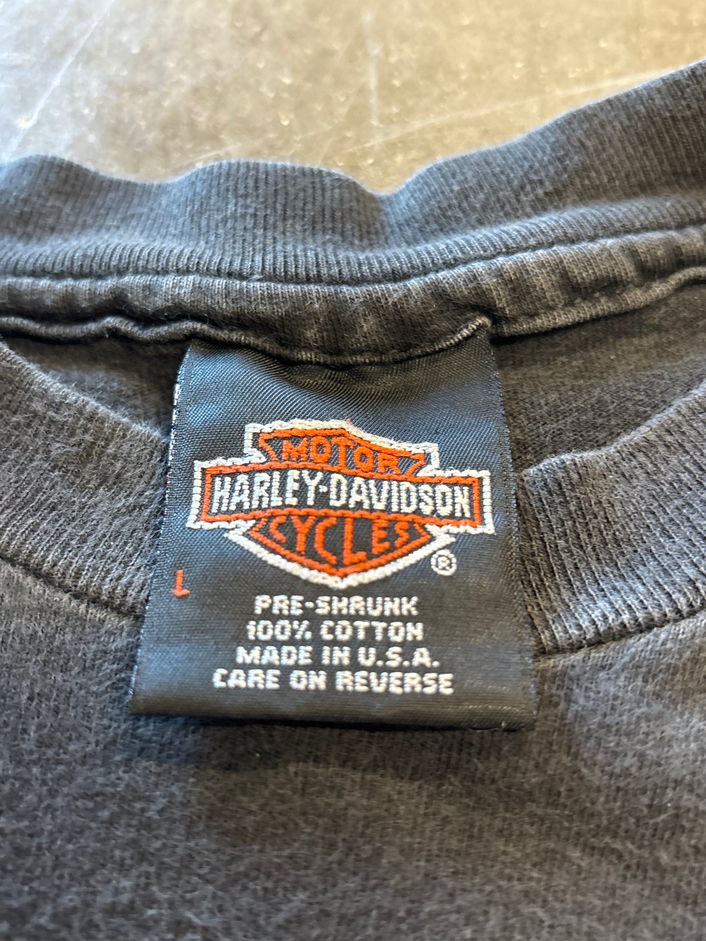Vintage Harley Davidson Eagle shirt size large