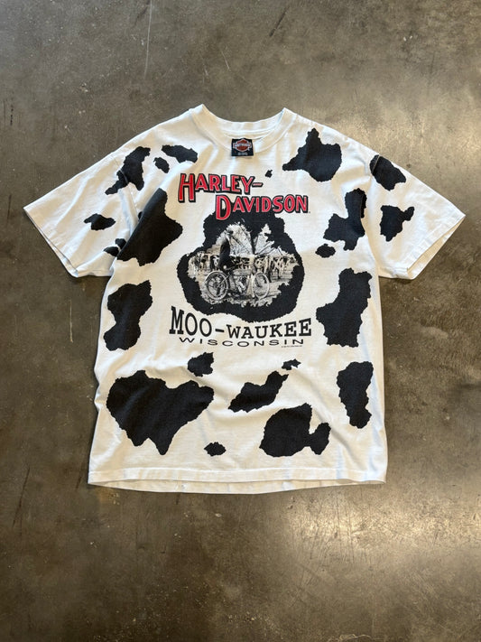 Vintage Harley Davidson Moowaukee shirt size large