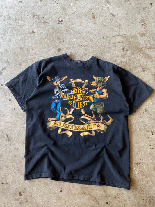 Vintage Harley Davidson Australia Kangaroo shirt size medium