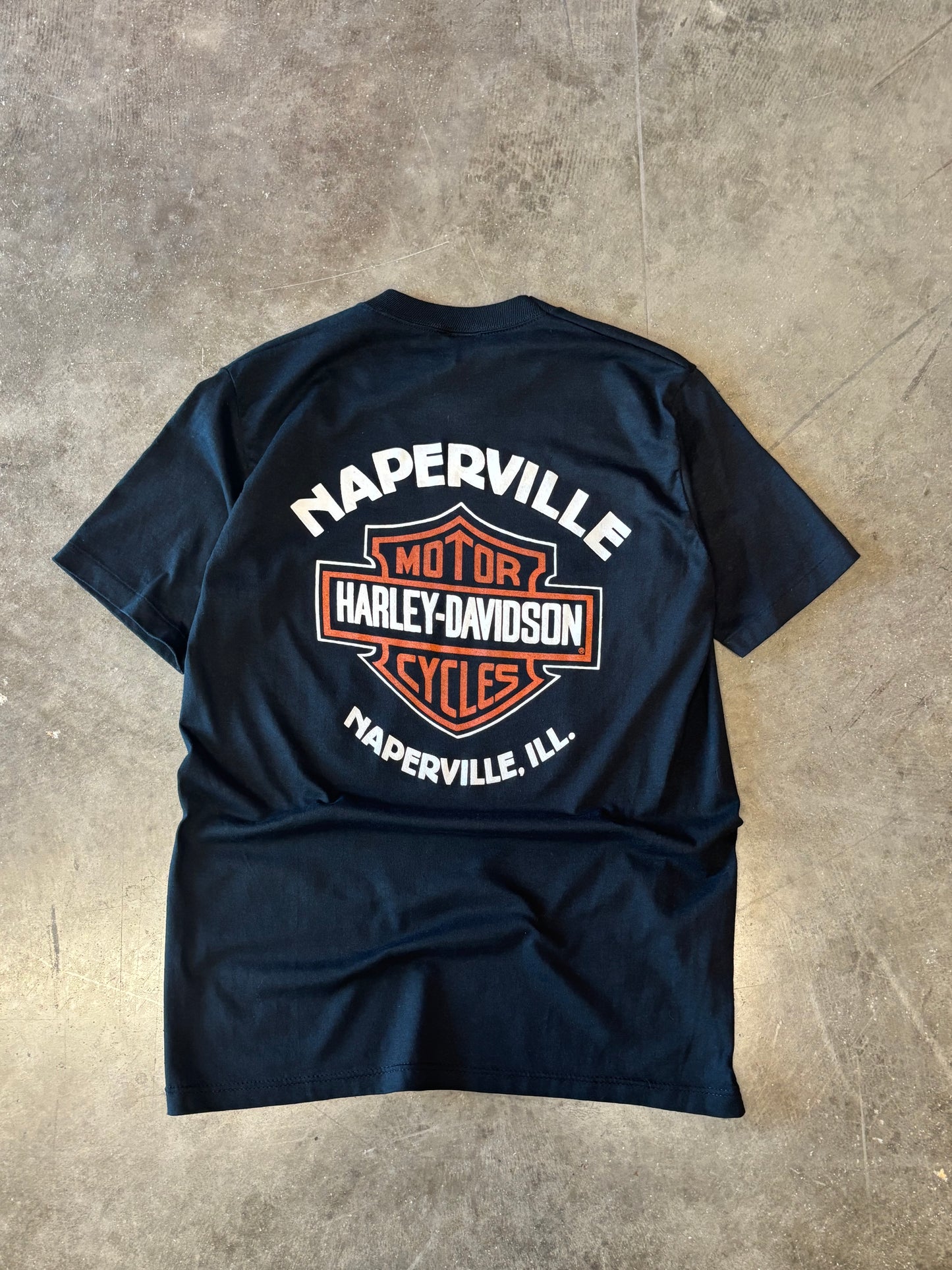 Vintage Harley Davidson 80’s Flame ball size medium