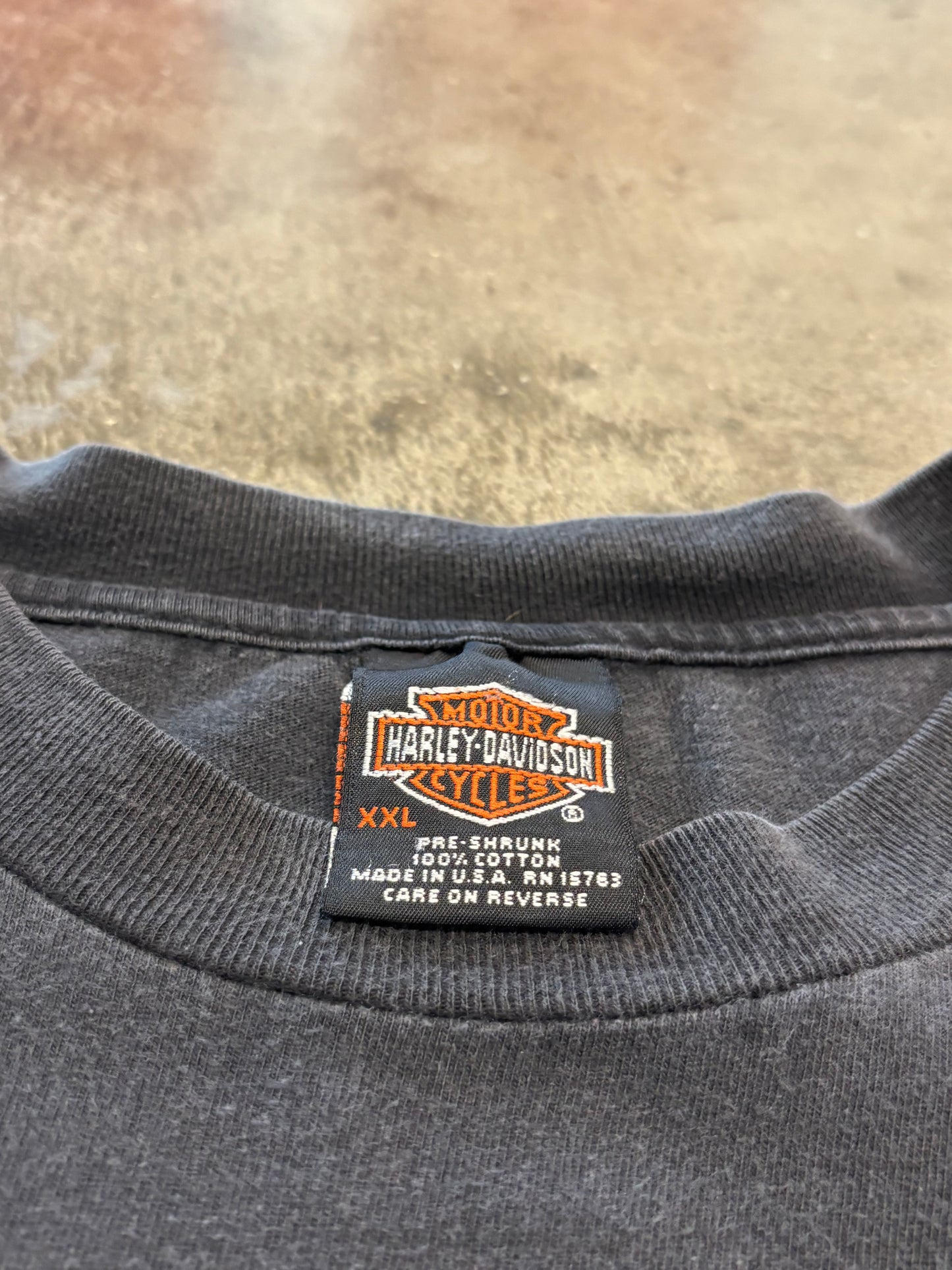 Vintage Harley Davidson rising flame shirt long sleeve size xxl