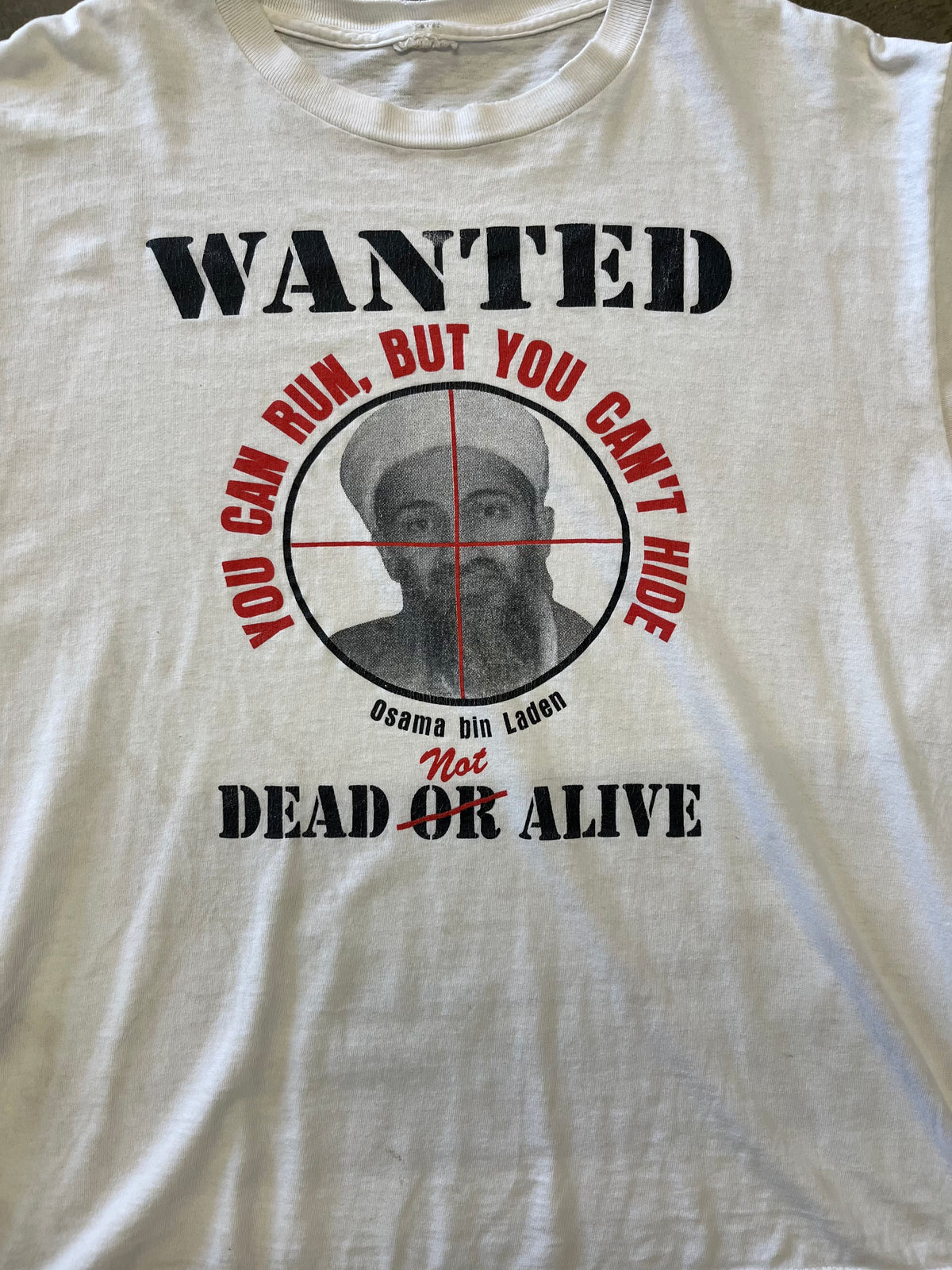 Osama bin Laden shirt size large