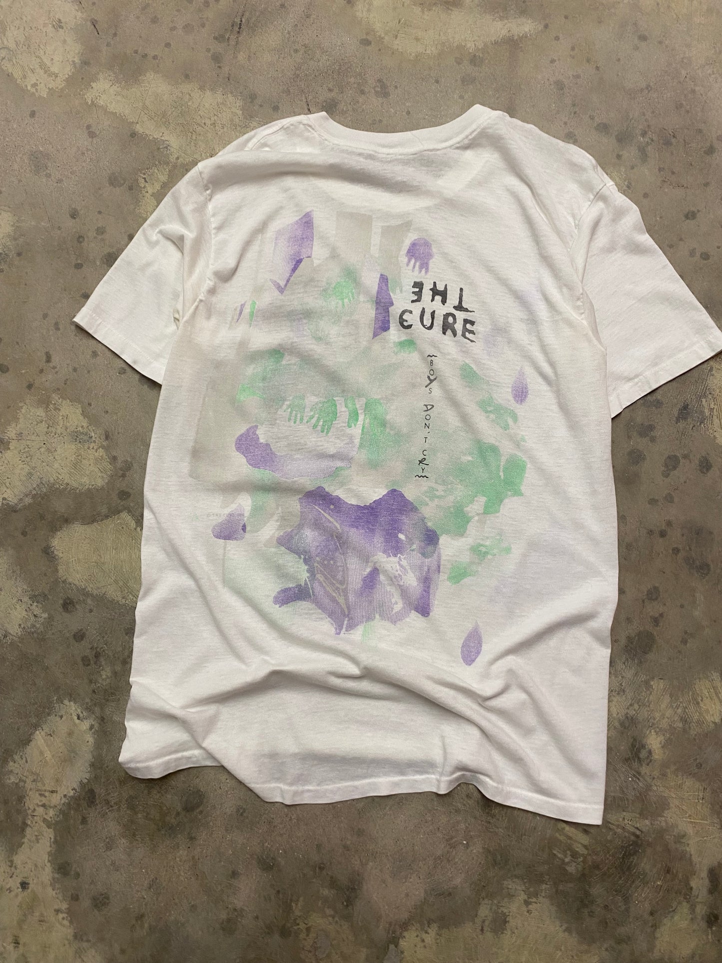 Vintage 1986 The cure boys don’t cry shirt size large