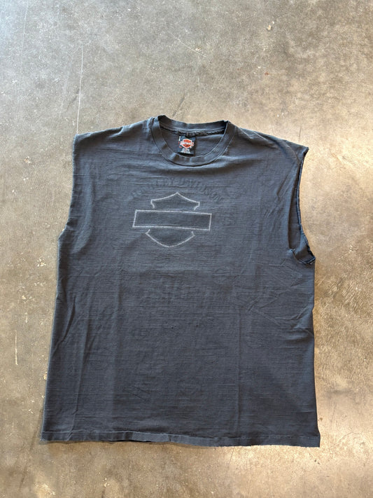 Vintage Harley Davidson chopped shirt size xxl