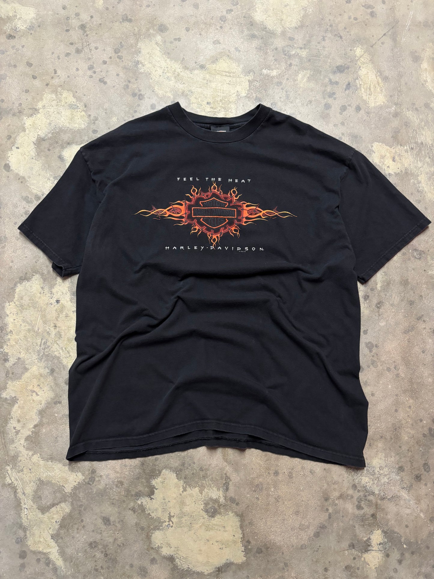 Vintage Harley Davidson Feel The Heat shirt size XXL