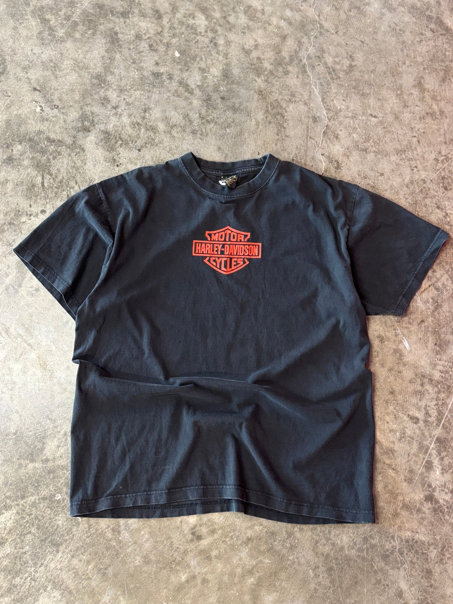 Vintage Harley Davidson skull cross shirt size xl