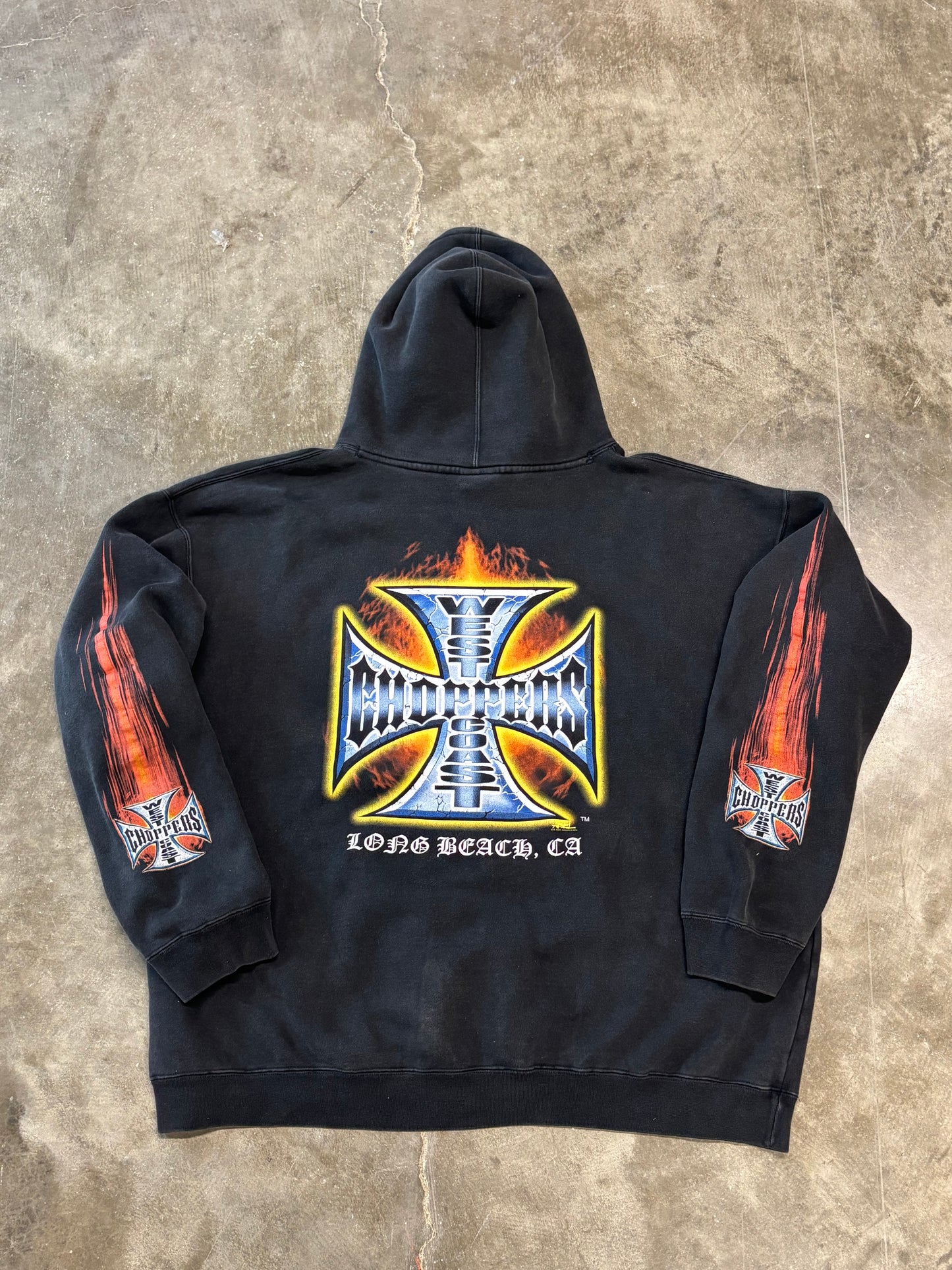 Vintage West Coast Choppers Hoodie size extra large