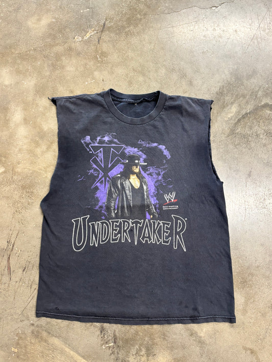 Vintage Undertaker Chopped WWF shirt size large