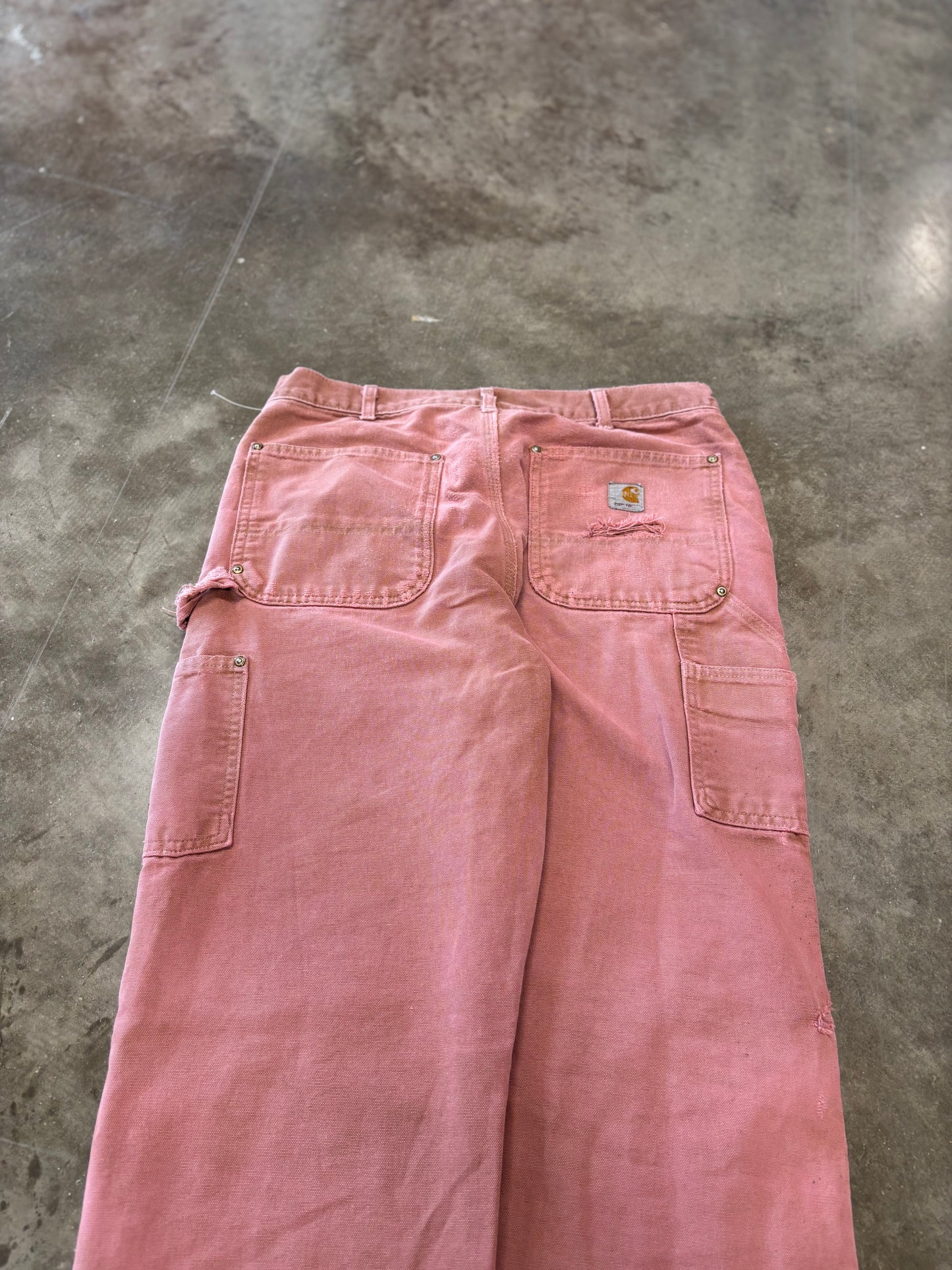 Pink Carhartt Double Knees
