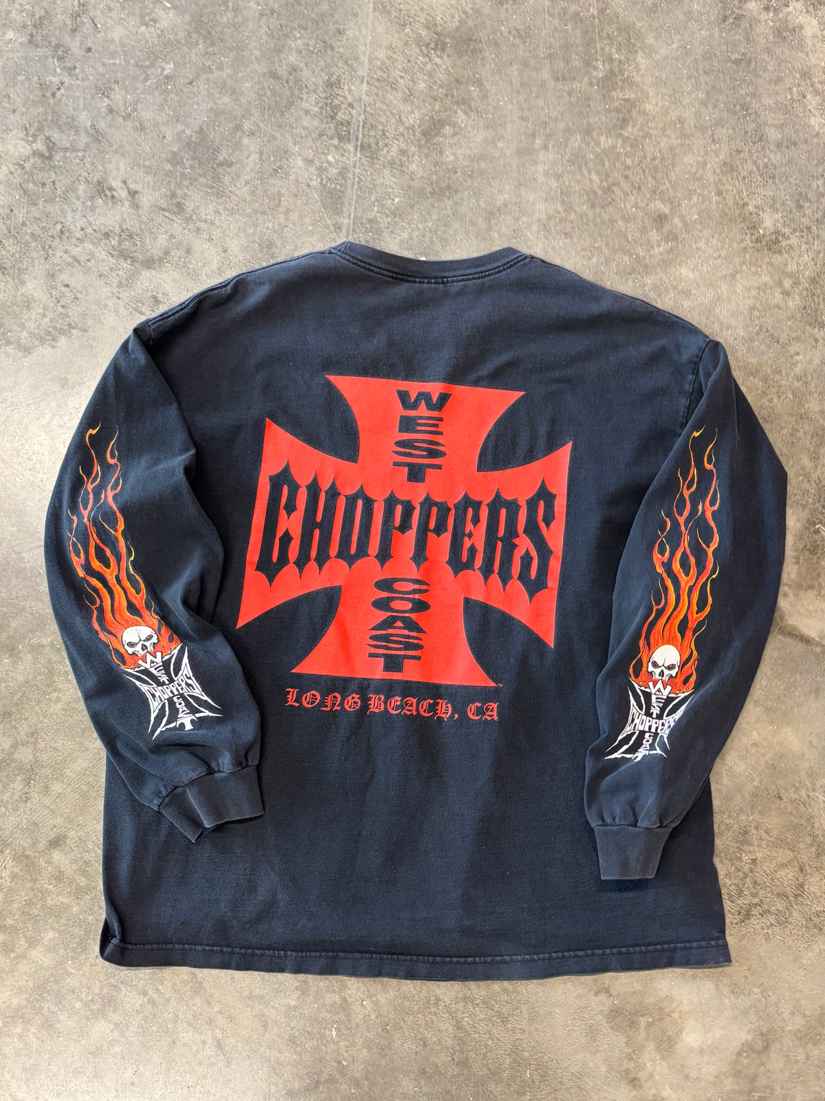 Vintage WCC CFL skull long sleeve size xxl
