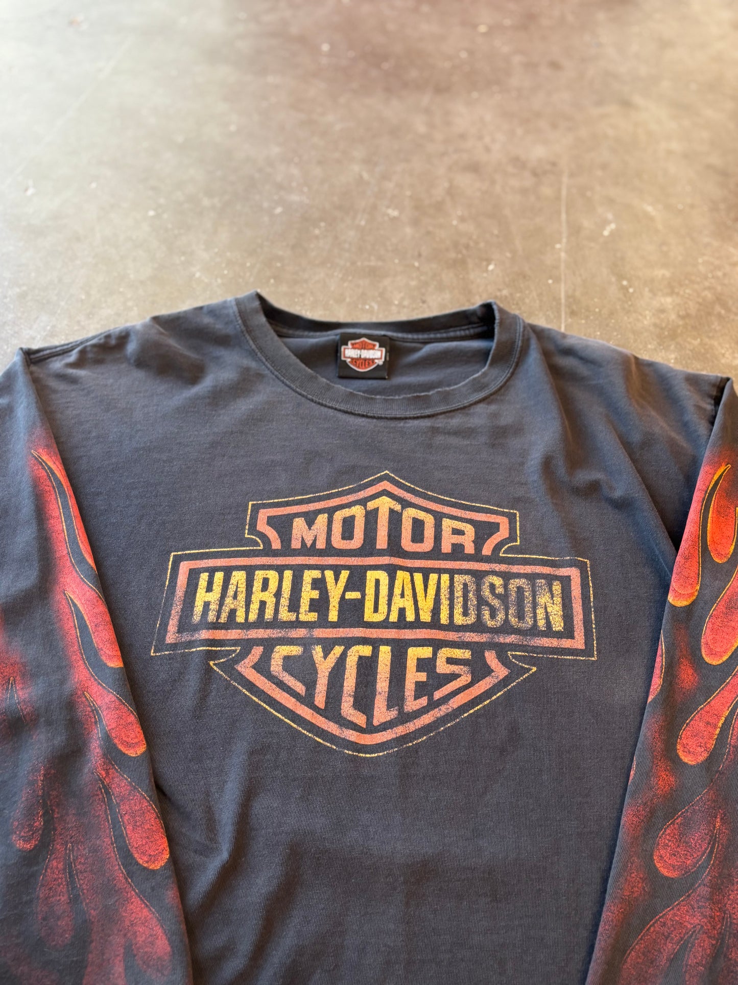 Vintage Harley Davidson inferno long sleeve size xl